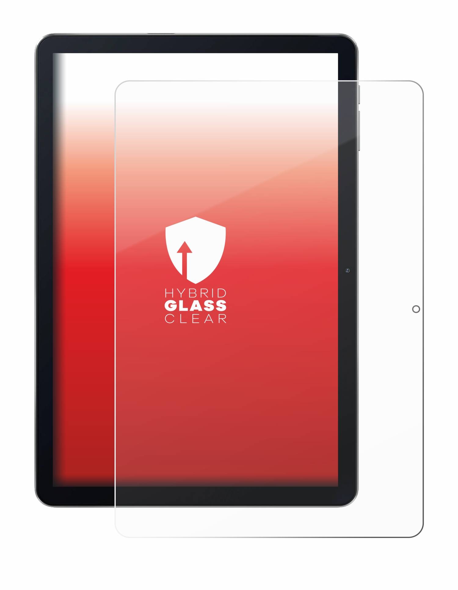 upscreen Hybrid Glas Panzer-Folie für Blackview Oscal Pad 50