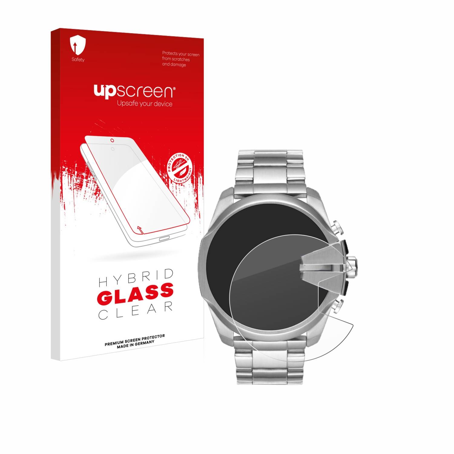 upscreen Hybrid Glas Panzer-Folie für Diesel Mega Chief DZ4417