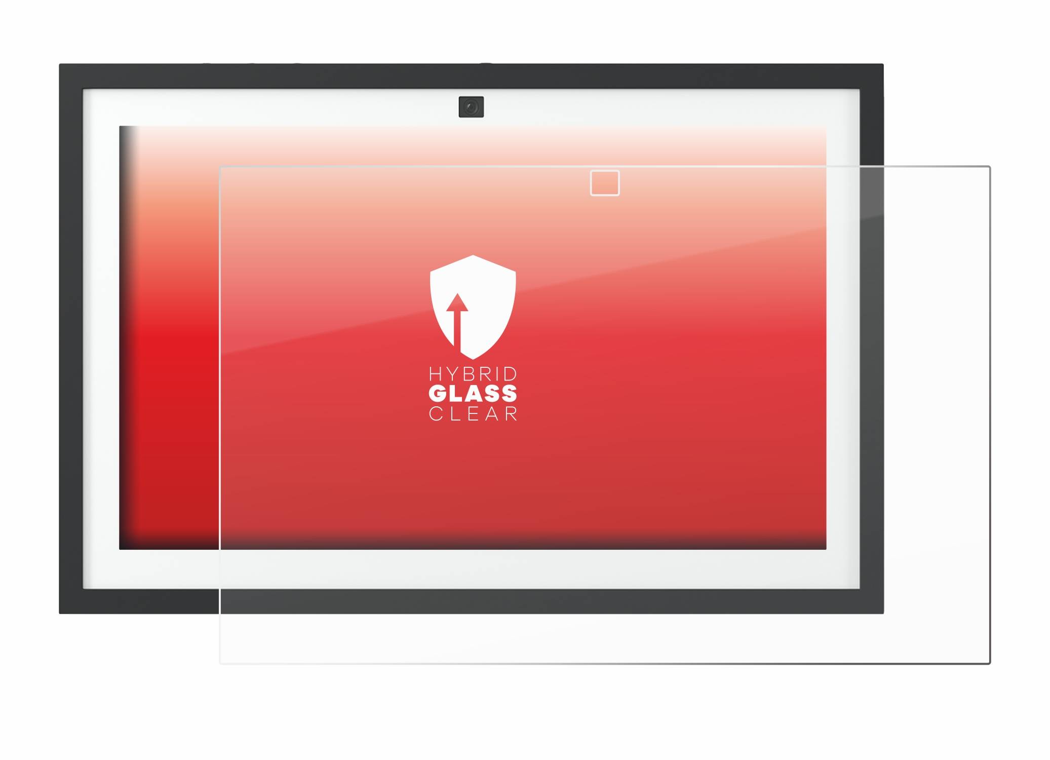 upscreen Hybrid Glas Panzer-Folie für Amazon Echo Show 15 2024