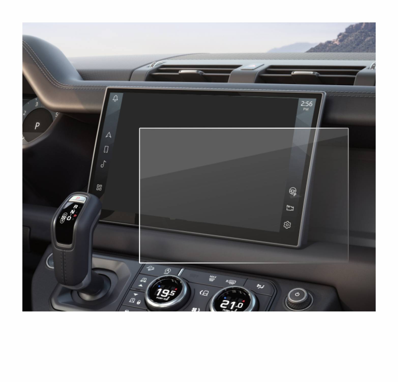 upscreen Hybrid Glas Panzer-Folie für Land Rover Defender (2025) 10