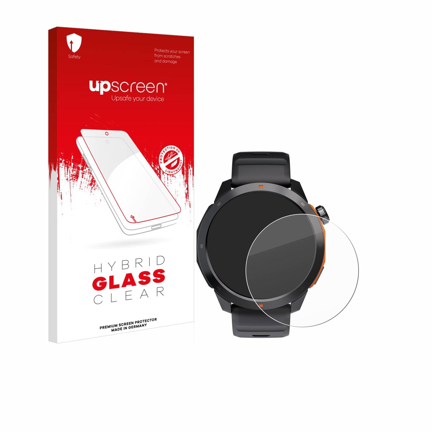 upscreen Hybrid Glas Panzer-Folie für Kiano Watch Xtreme