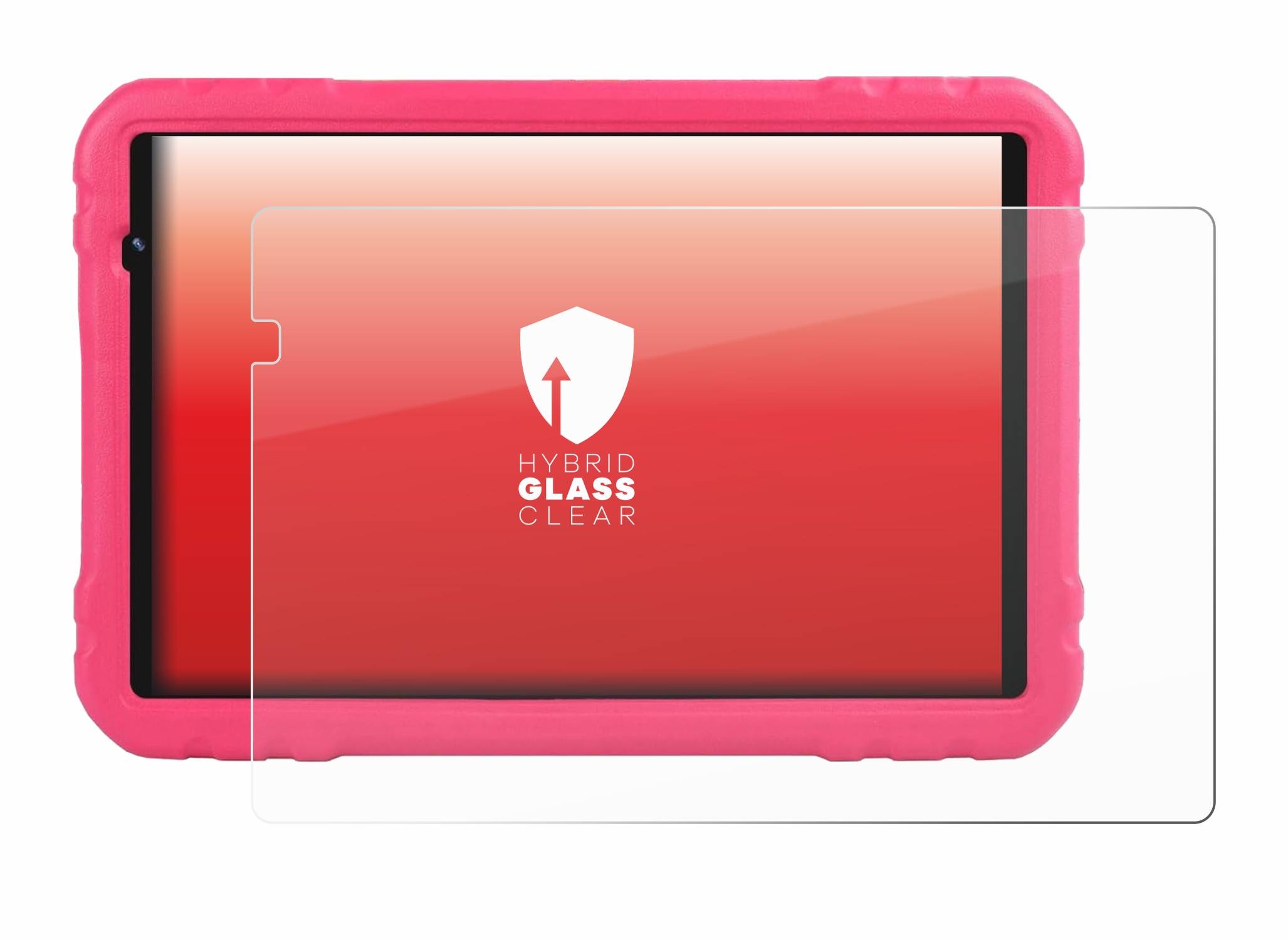 upscreen Hybrid Glas Panzer-Folie für Juedur R500 10