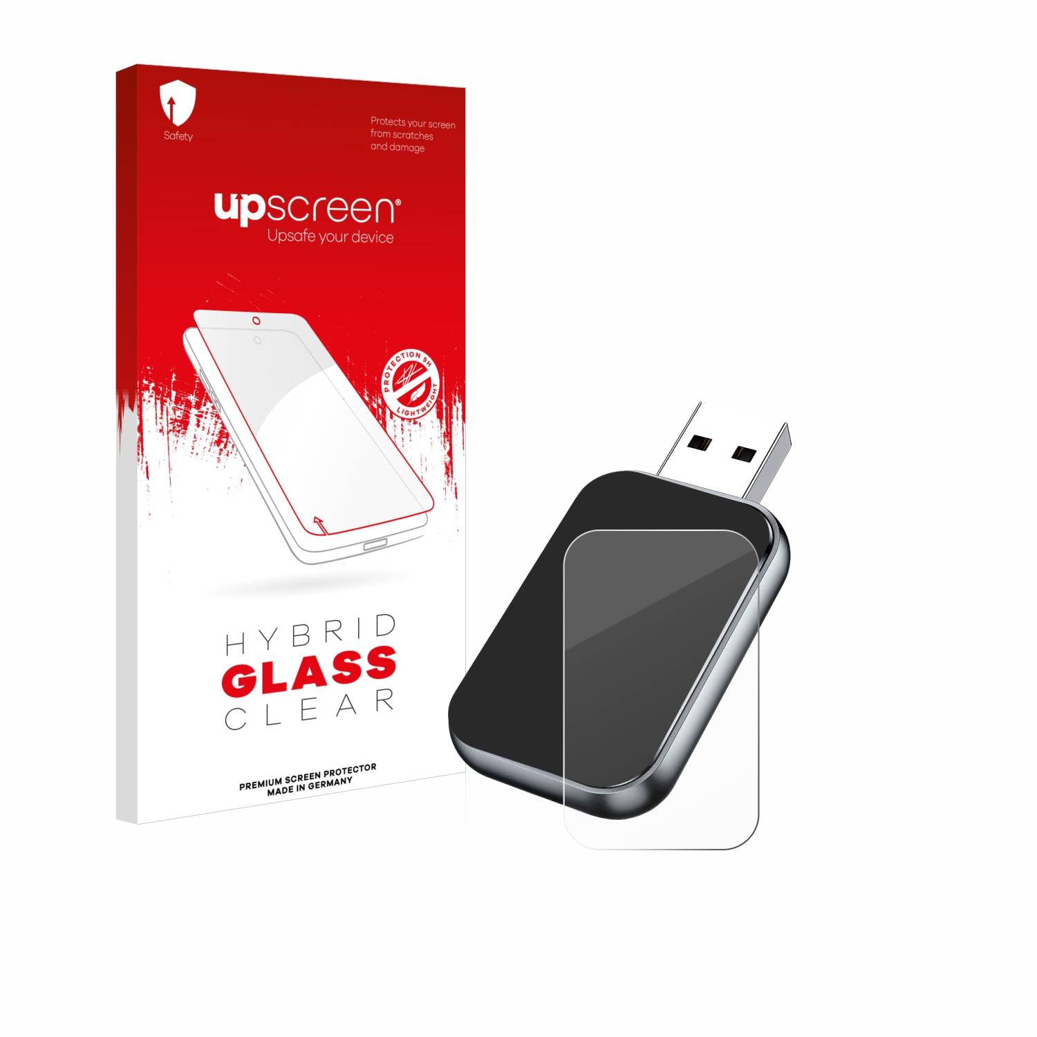 upscreen Hybrid Glas Panzer-Folie für Aizeo SYY03