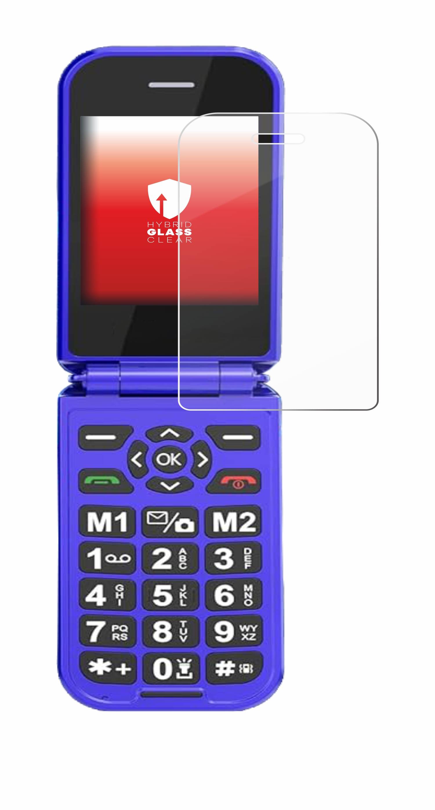 upscreen Hybrid Glas Panzer-Folie für Sweetlink F4 Plus