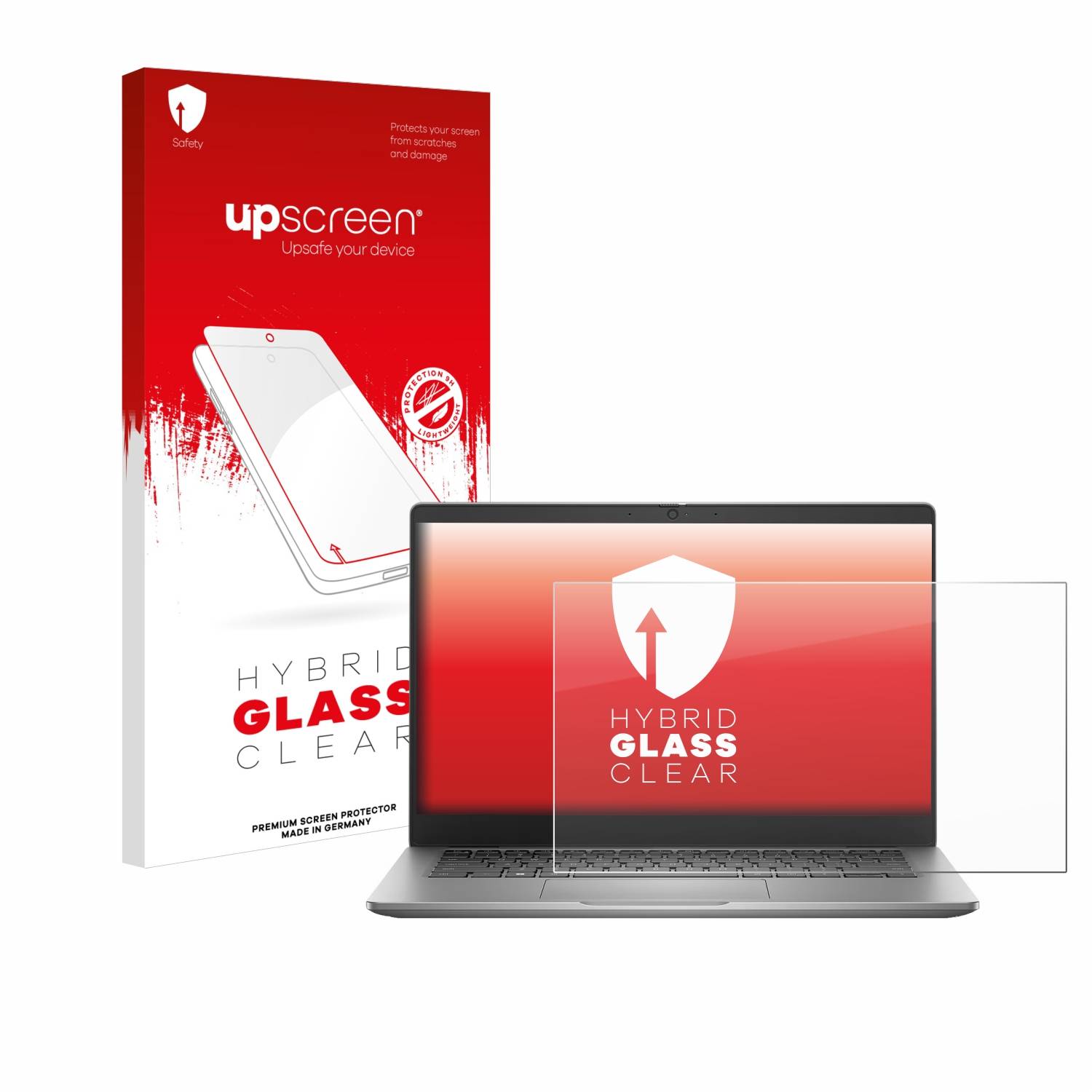 upscreen Hybrid Glas Panzer-Folie für Dell Latitude 3340 Laptop 13.3