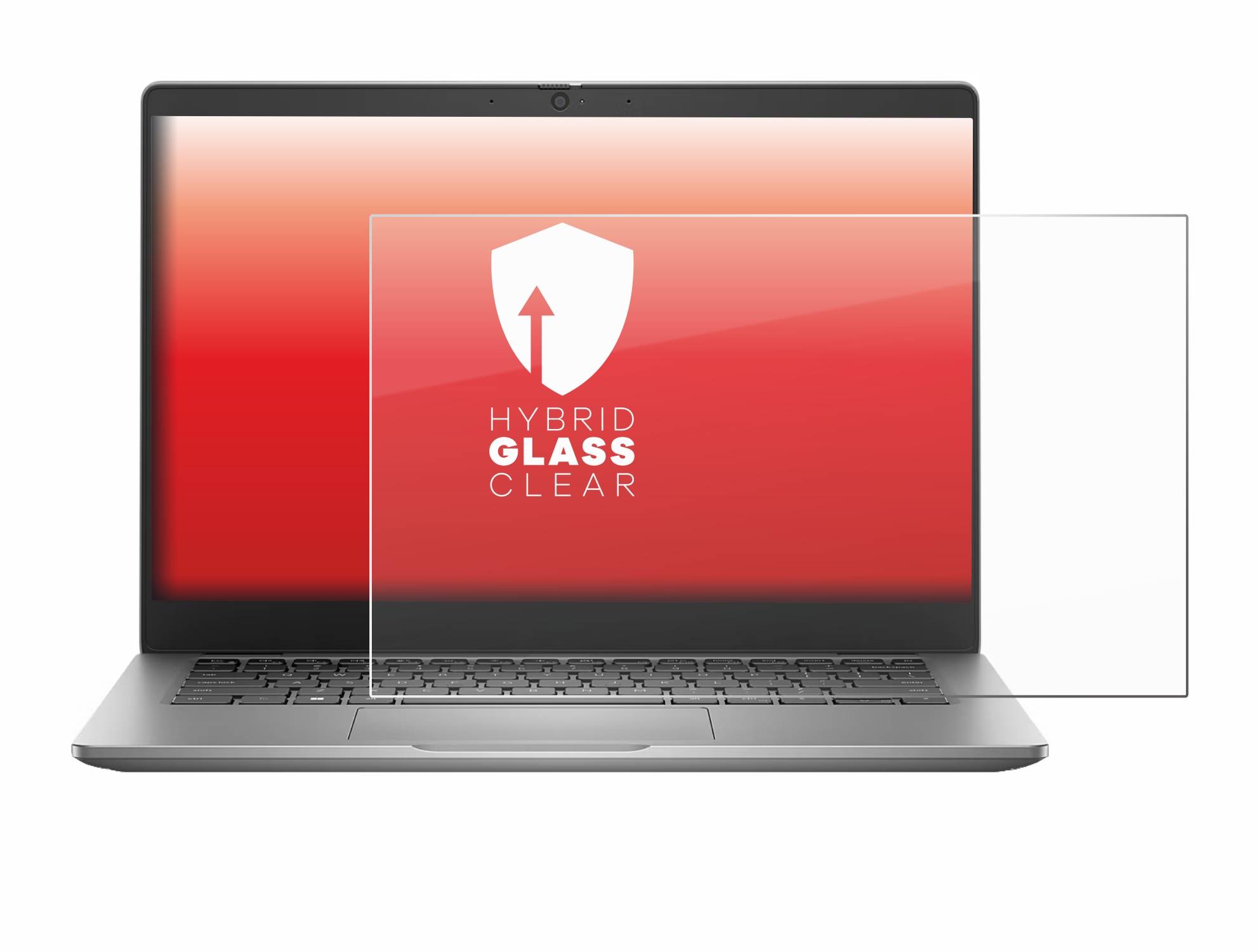 upscreen Hybrid Glas Panzer-Folie für Dell Latitude 3340 Laptop 13.3