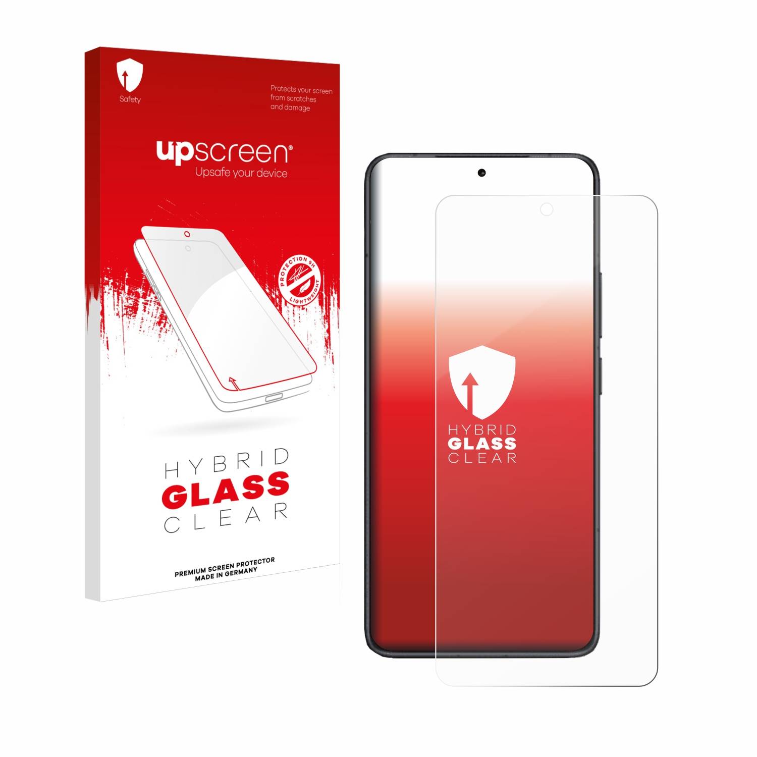 upscreen Hybrid Glas Panzer-Folie für Xiaomi Redmi K80 Pro