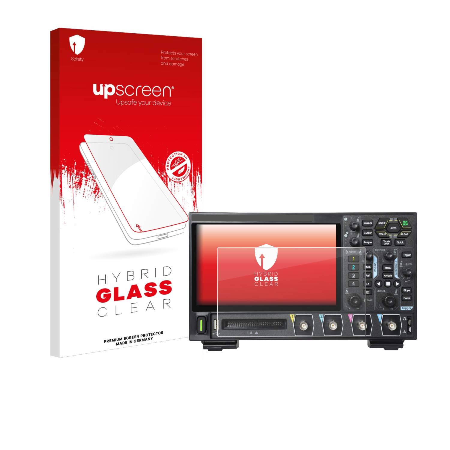 upscreen Hybrid Glas Panzer-Folie für Rigol DHO914
