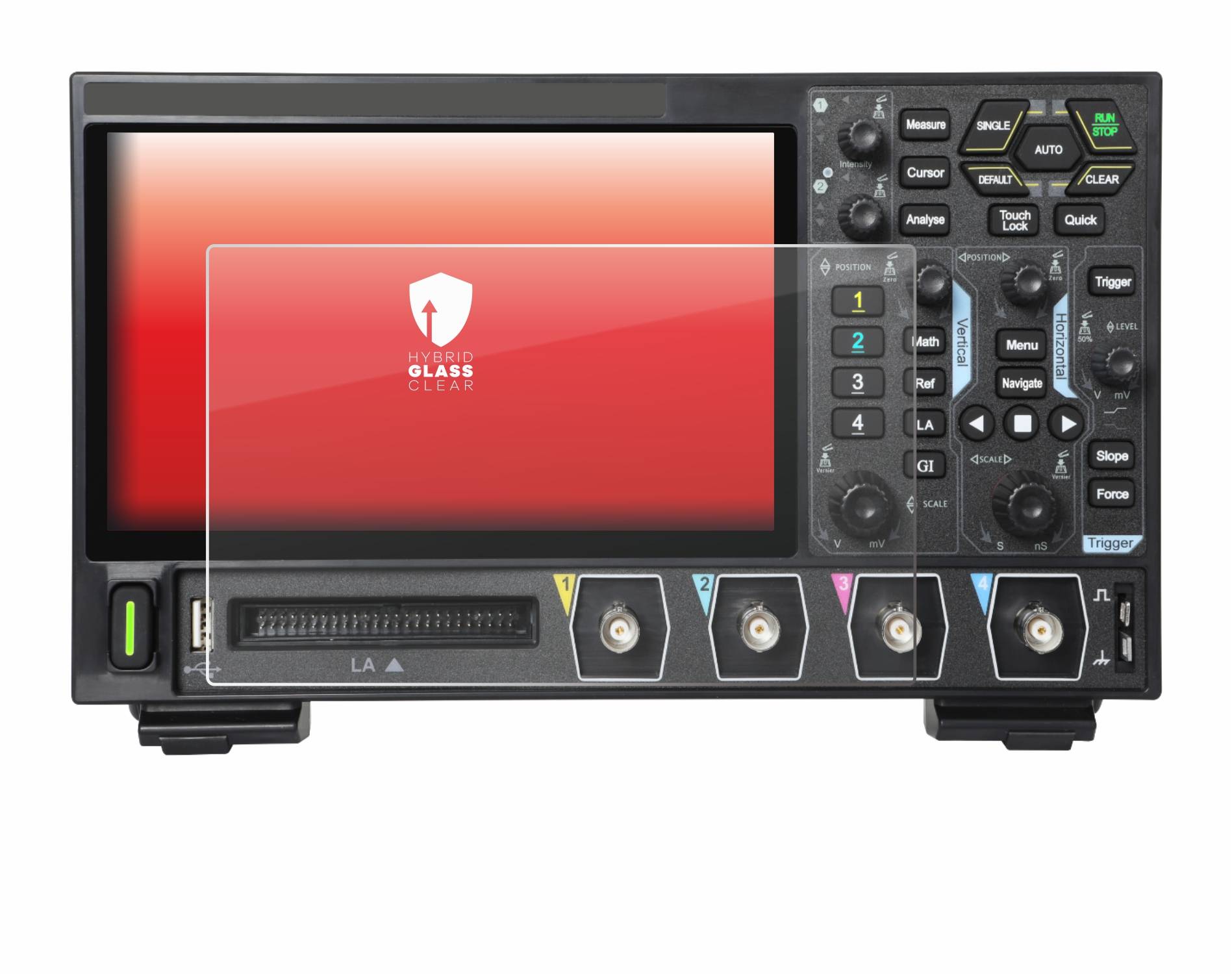 upscreen Hybrid Glas Panzer-Folie für Rigol DHO914