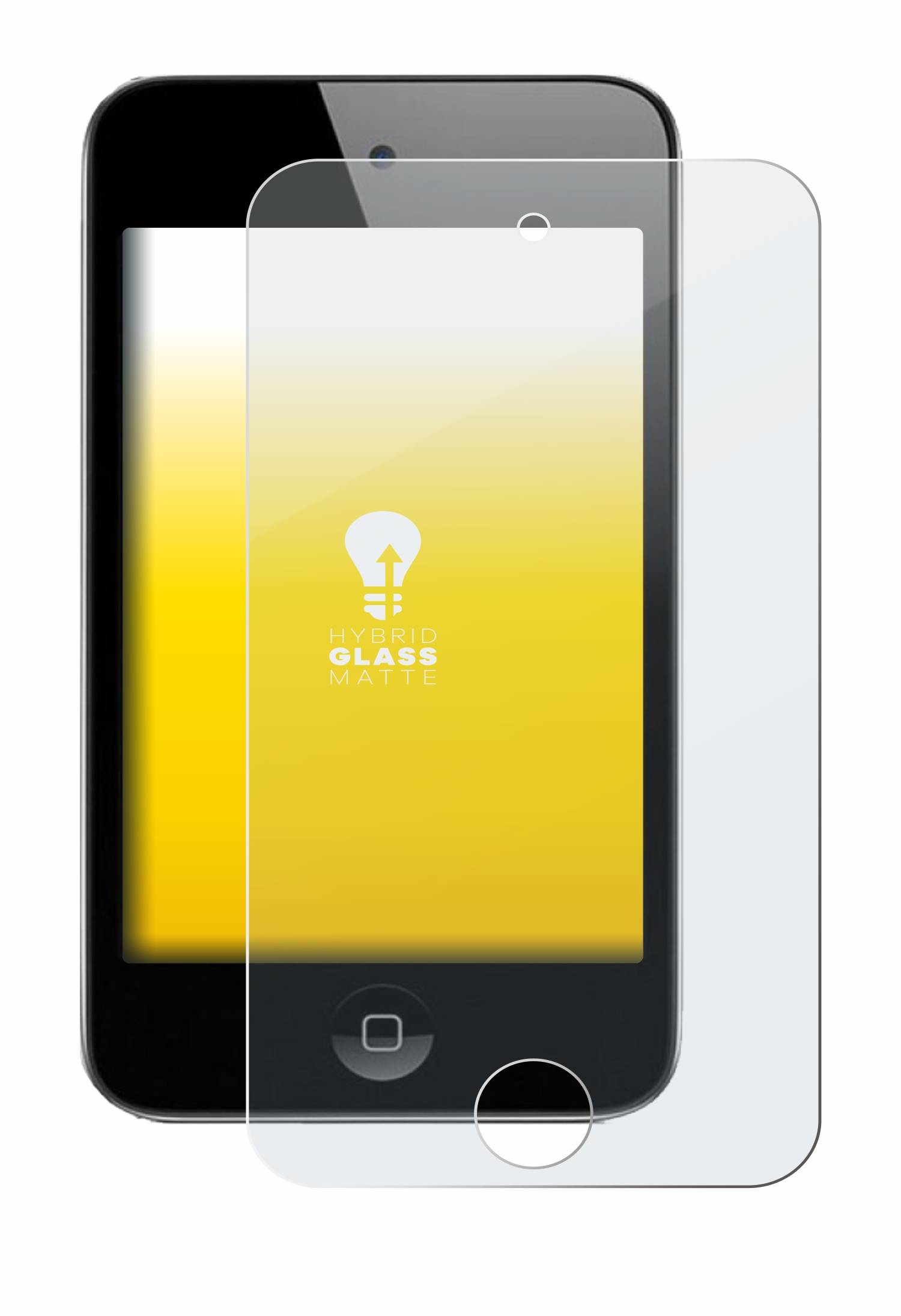 upscreen Hybrid Glas Matt Panzer-Folie für Apple iPod Touch (4. Gen.)
