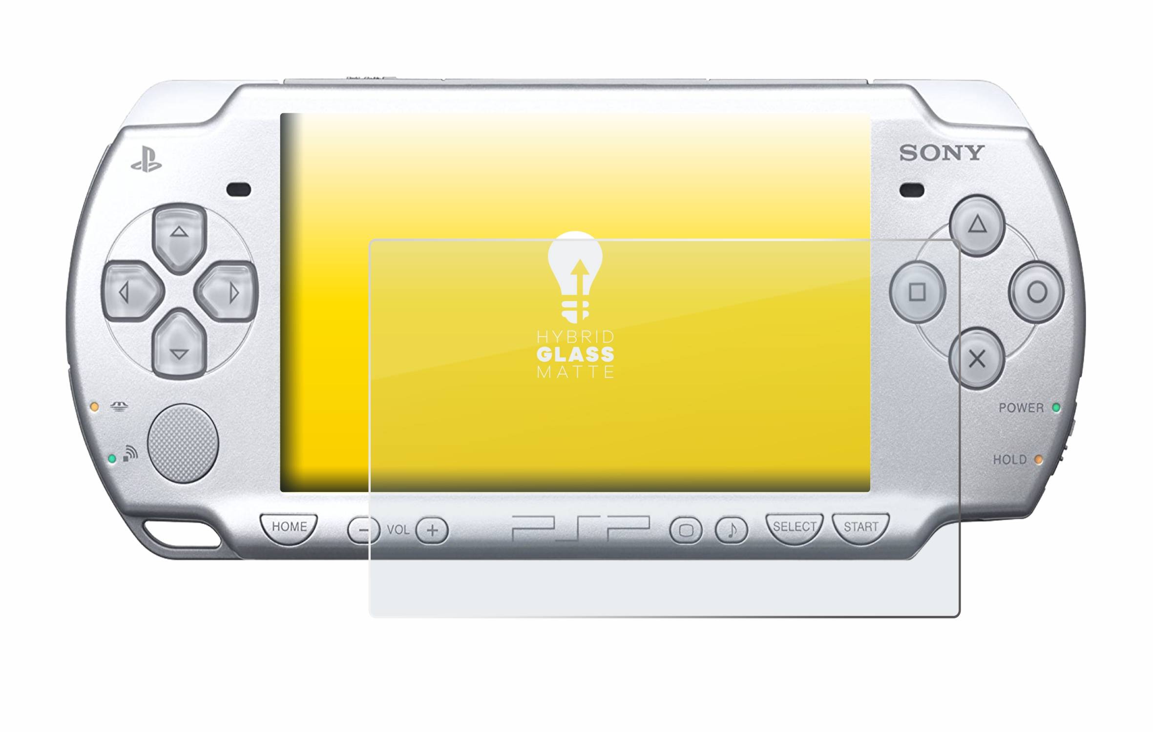 upscreen Hybrid Glas Matt Panzer-Folie für Sony PSP 2004