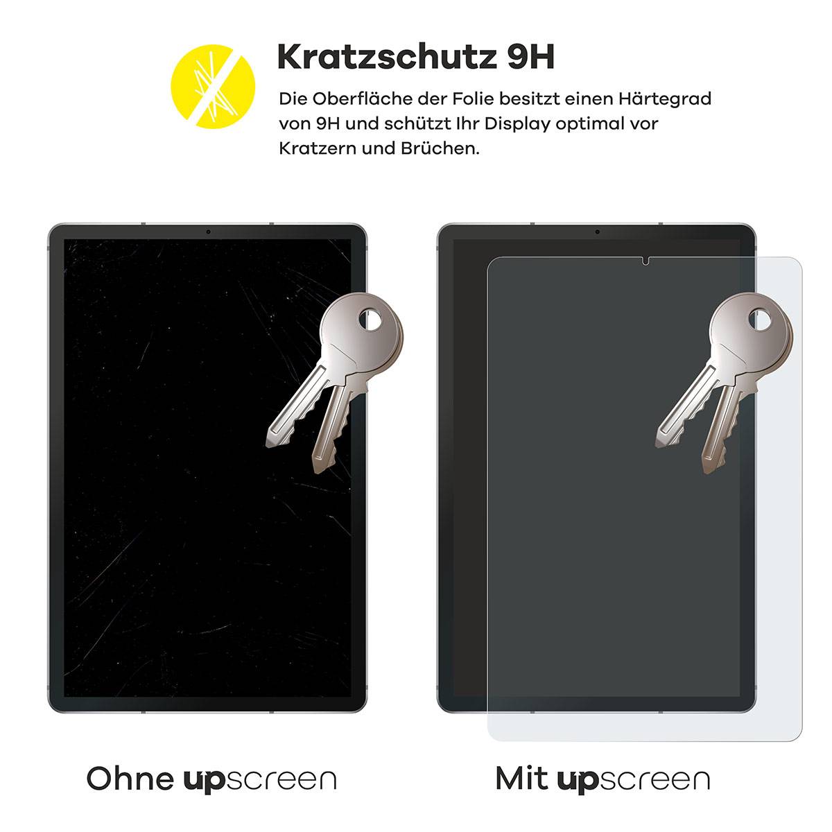 upscreen Hybrid Glas Matt Panzer-Folie für Blackview Tab 18