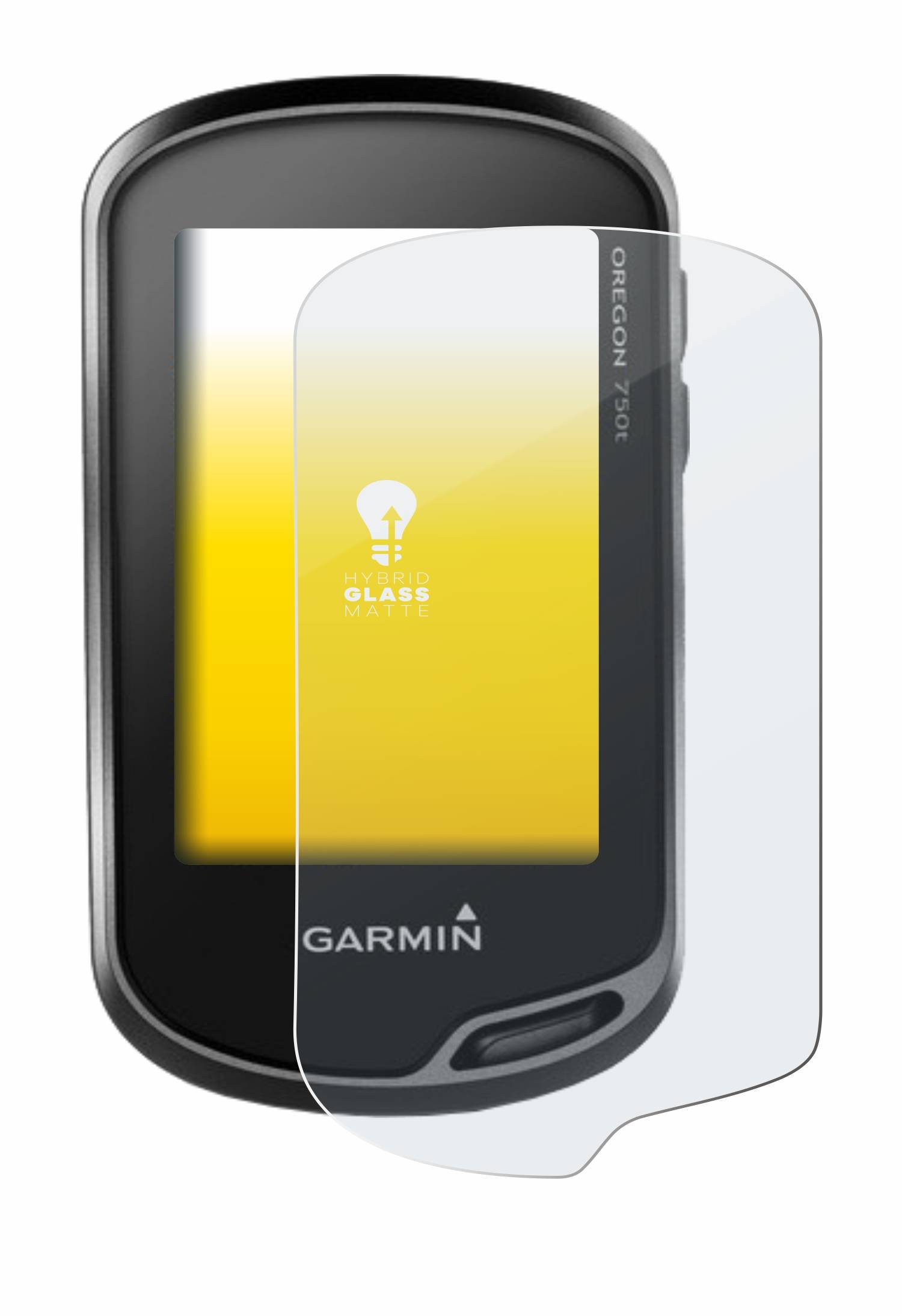 upscreen Hybrid Glas Matt Panzer-Folie für Garmin Oregon 750t
