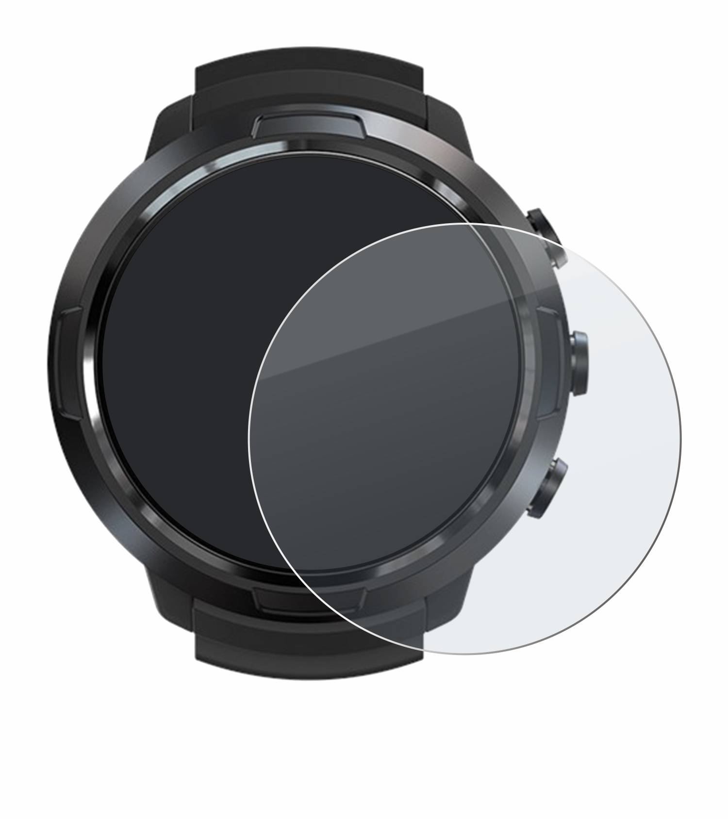 upscreen Hybrid Glas Matt Panzer-Folie für Suunto D5