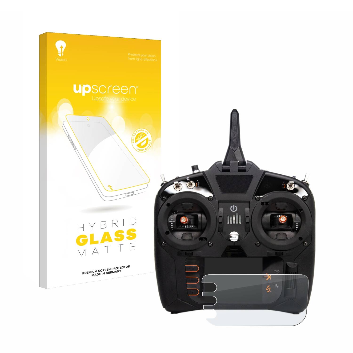 upscreen Hybrid Glas Matt Panzer-Folie für Spektrum NX8
