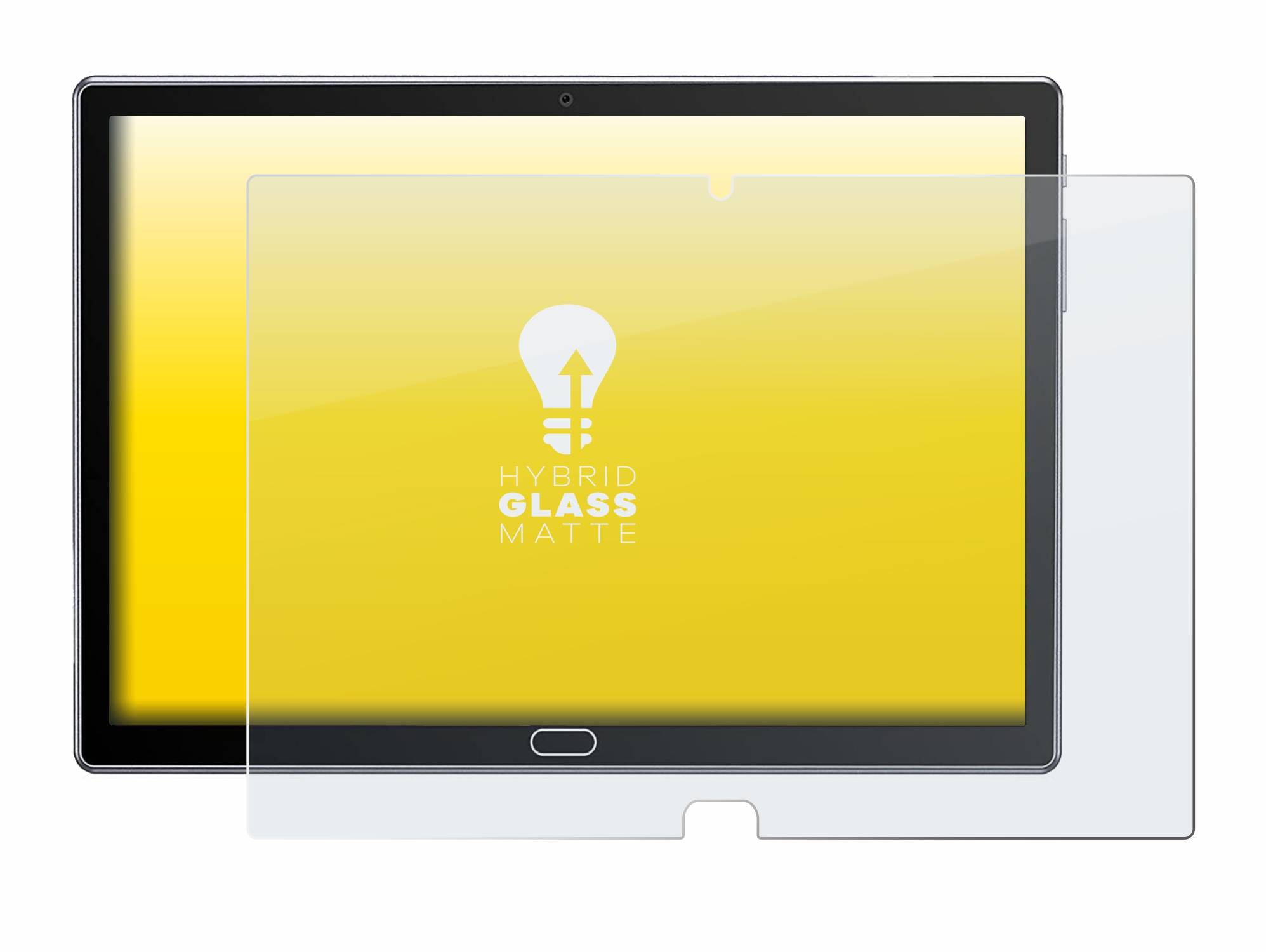 upscreen Hybrid Glas Matt Panzer-Folie für Feonal K116