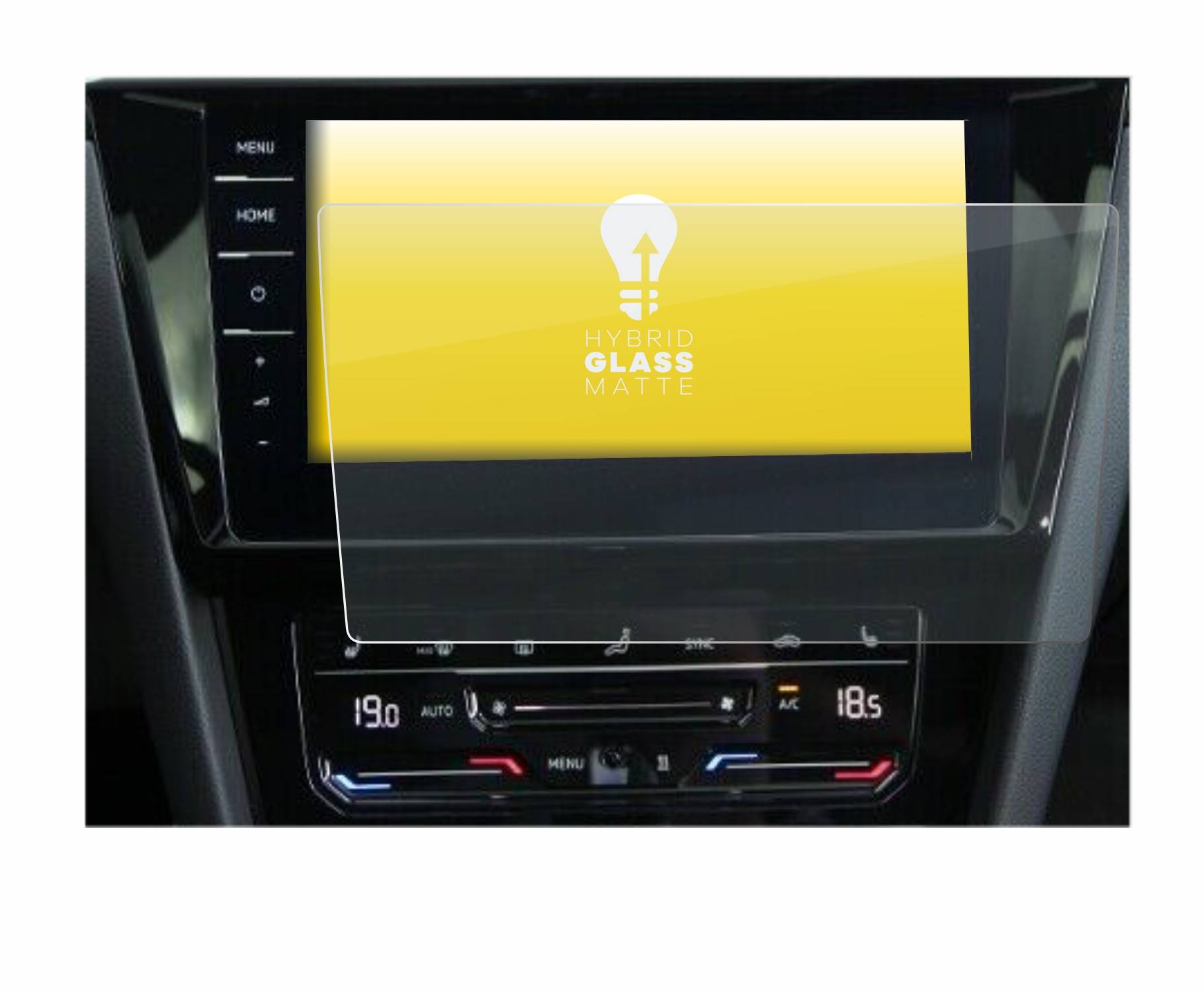 upscreen Hybrid Glas Matt Panzer-Folie für Volkswagen Arteon Shooting Brake 2021 Discover Pro