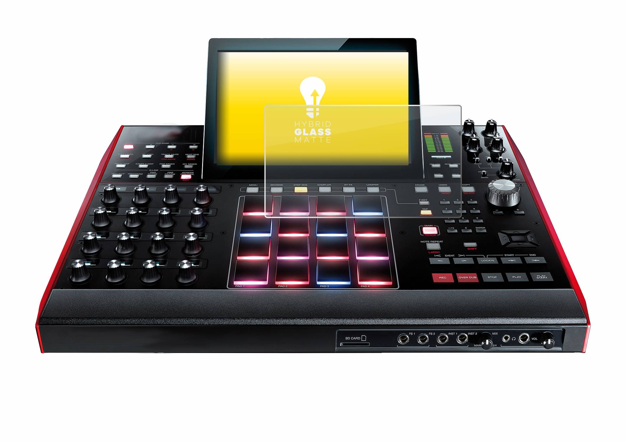 upscreen Hybrid Glas Matt Panzer-Folie für Akai MPC X 10.1