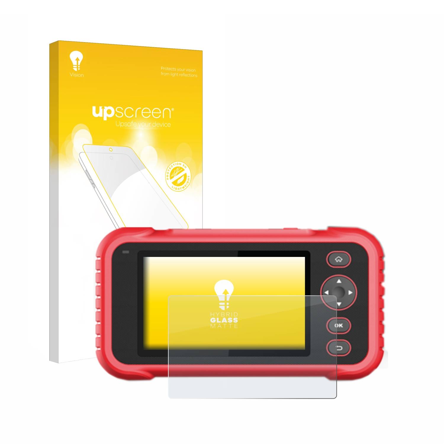 upscreen Hybrid Glas Matt Panzer-Folie für Launch CRP 123 / 129 EVO
