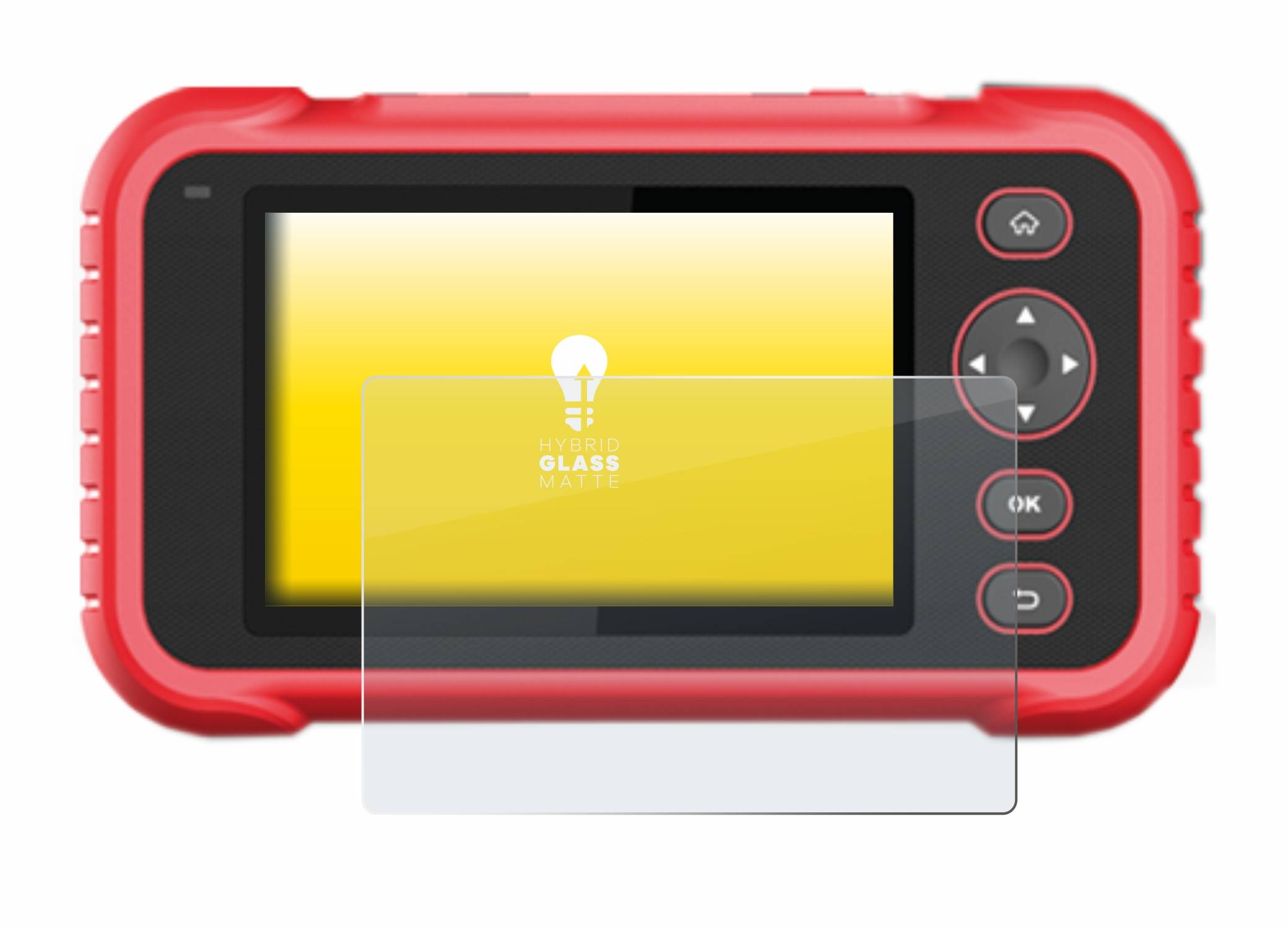 upscreen Hybrid Glas Matt Panzer-Folie für Launch CRP 123 / 129 EVO