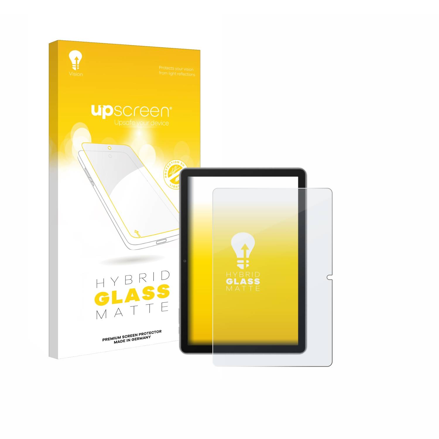 upscreen Hybrid Glas Matt Panzer-Folie für Blackview Tab 70