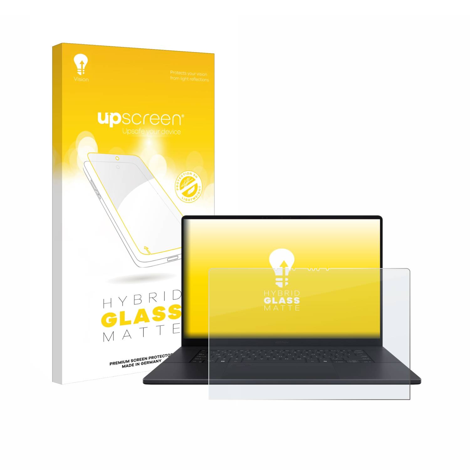 upscreen Hybrid Glas Matt Panzer-Folie für ASUS ProArt P16