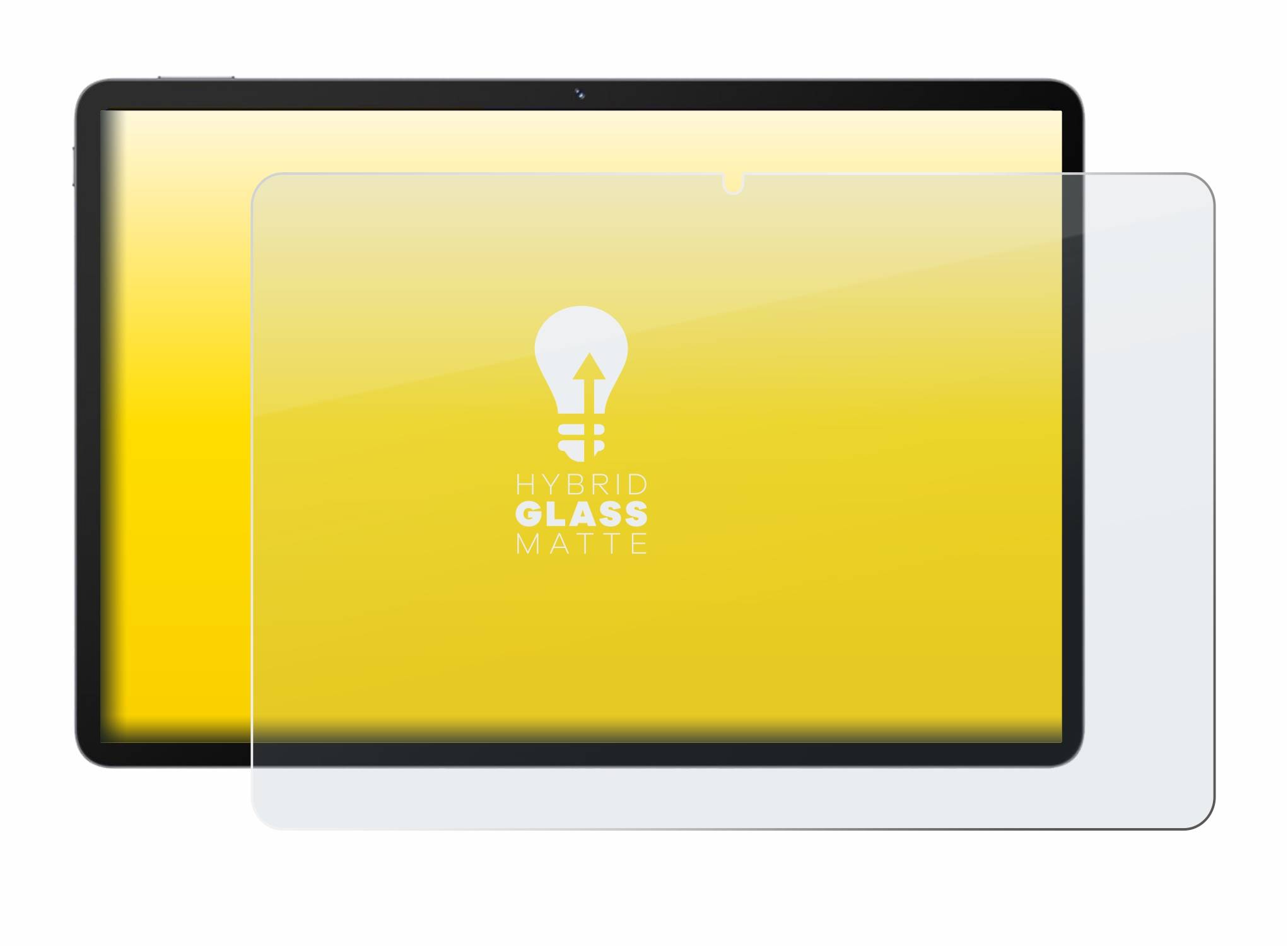 upscreen Hybrid Glas Matt Panzer-Folie für Huawei MatePad SE 11