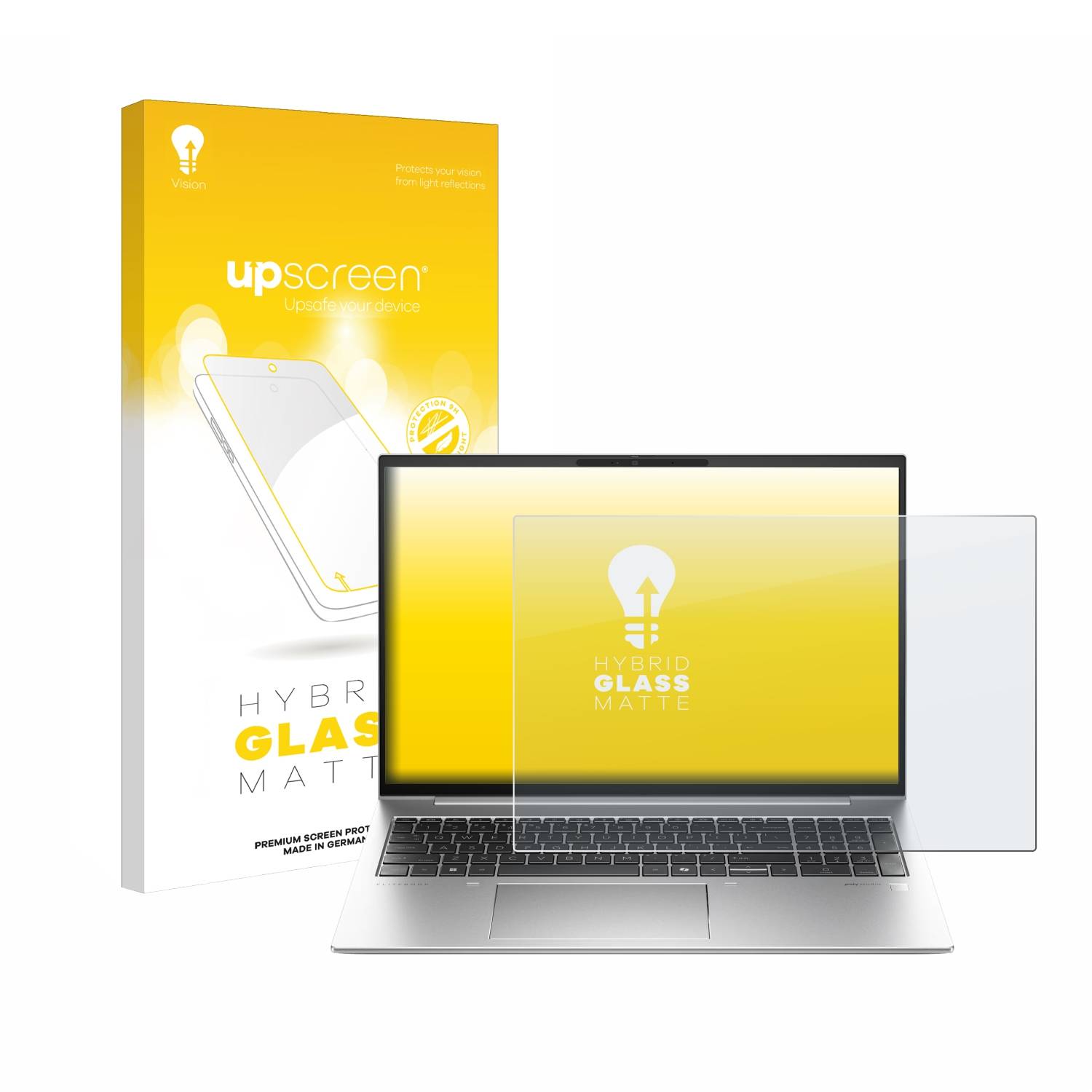 upscreen Hybrid Glas Matt Panzer-Folie für HP EliteBook 840 G11