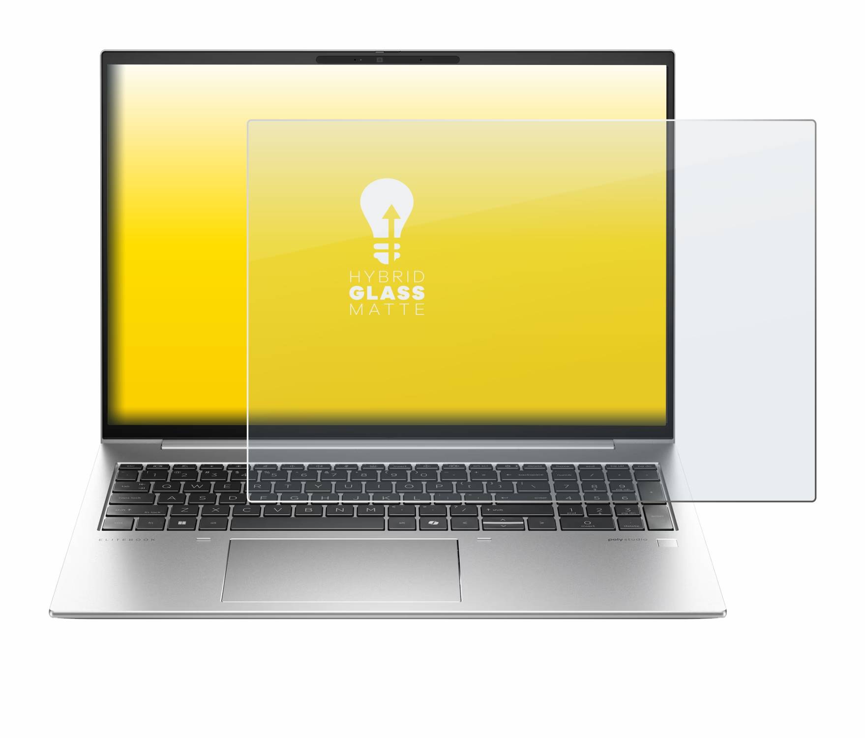 upscreen Hybrid Glas Matt Panzer-Folie für HP EliteBook 840 G11