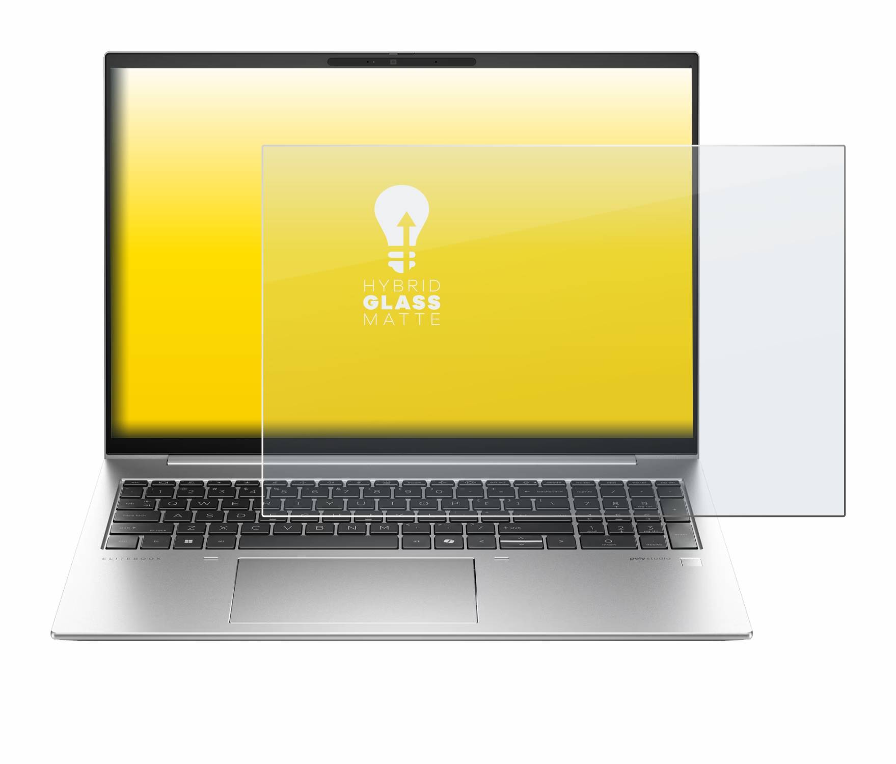 upscreen Hybrid Glas Matt Panzer-Folie für HP EliteBook 860 G11