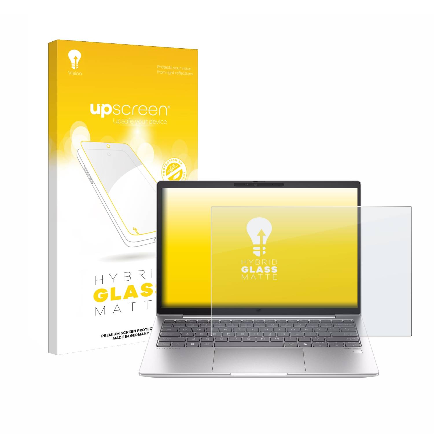 upscreen Hybrid Glas Matt Panzer-Folie für HP EliteBook 630 G11