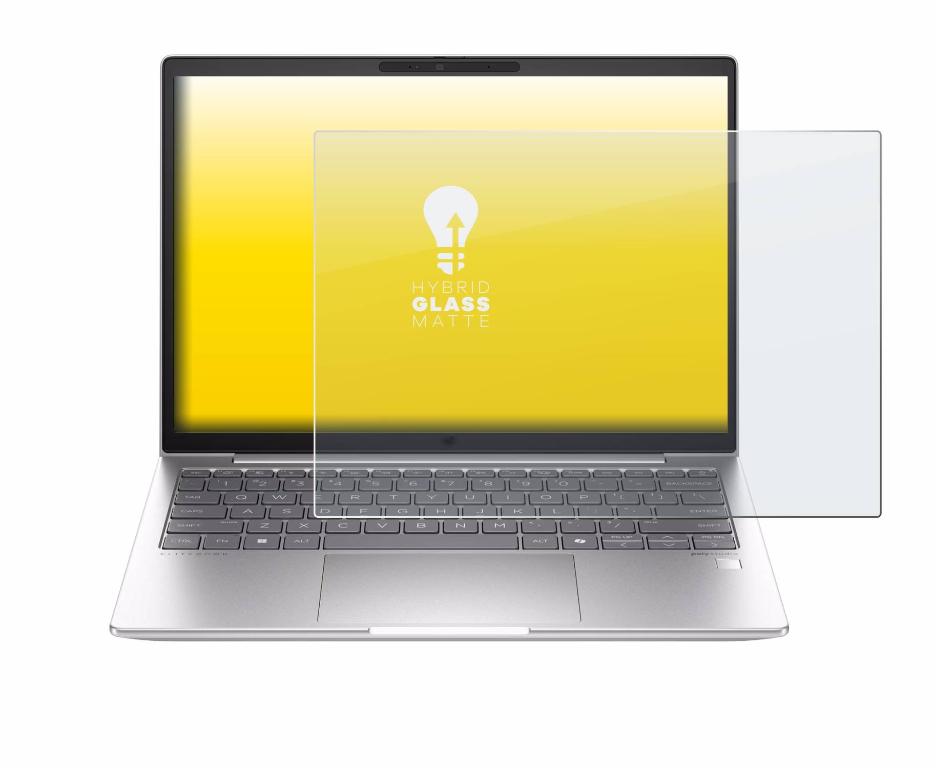 upscreen Hybrid Glas Matt Panzer-Folie für HP EliteBook 630 G11