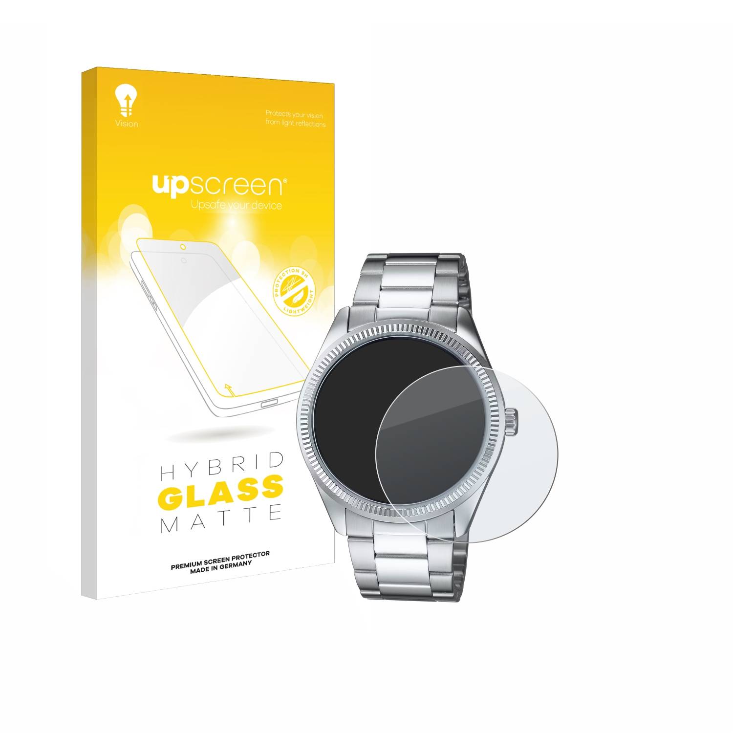 upscreen Hybrid Glas Matt Panzer-Folie für Casio MTP-1302PD