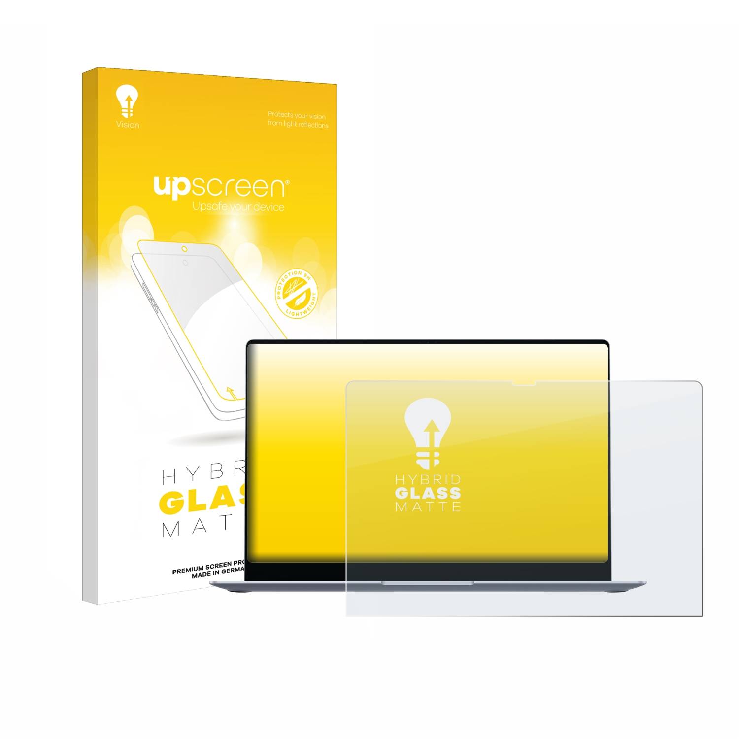 upscreen Hybrid Glas Matt Panzer-Folie für Samsung Galaxy Book4 Edge 16