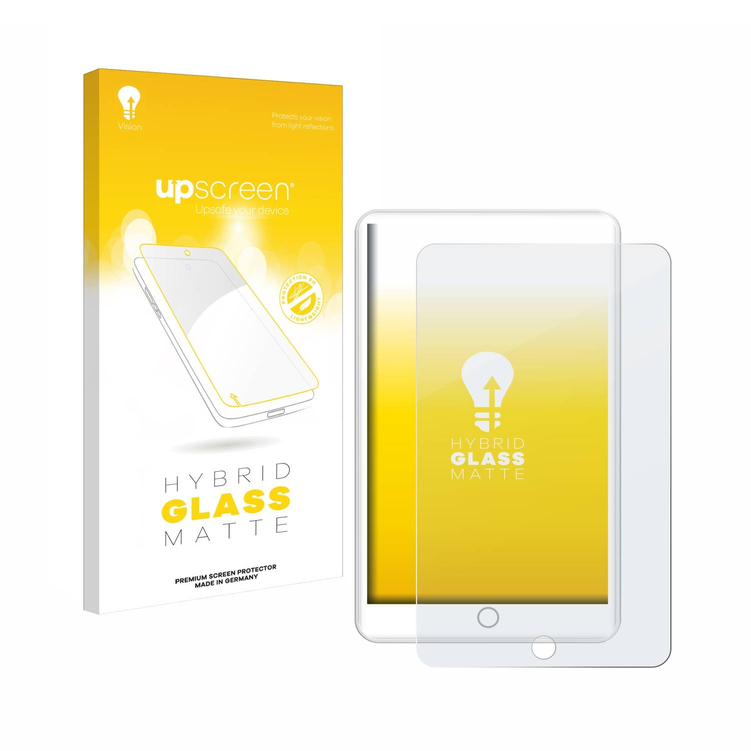 upscreen Hybrid Glas Matt Panzer-Folie für Mechen H1
