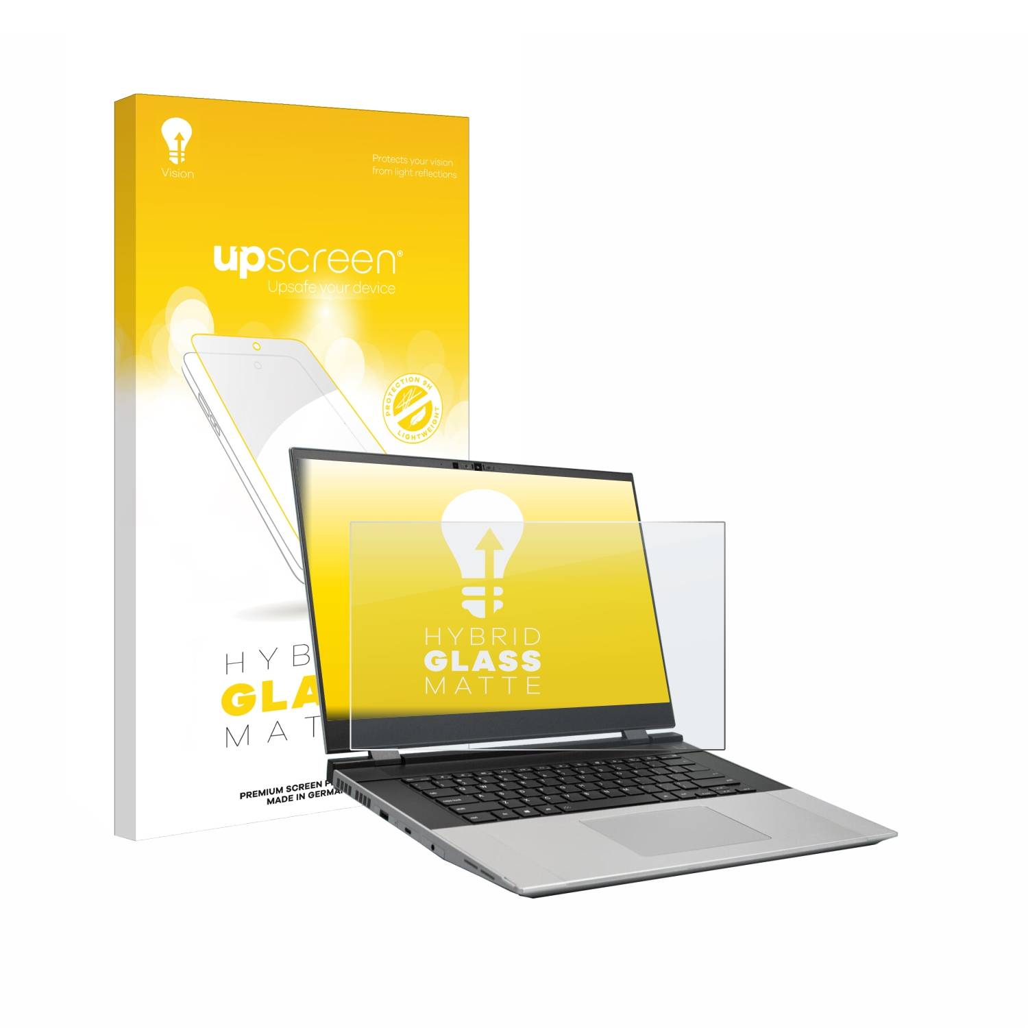 upscreen Hybrid Glas Matt Panzer-Folie für Framework Laptop 16