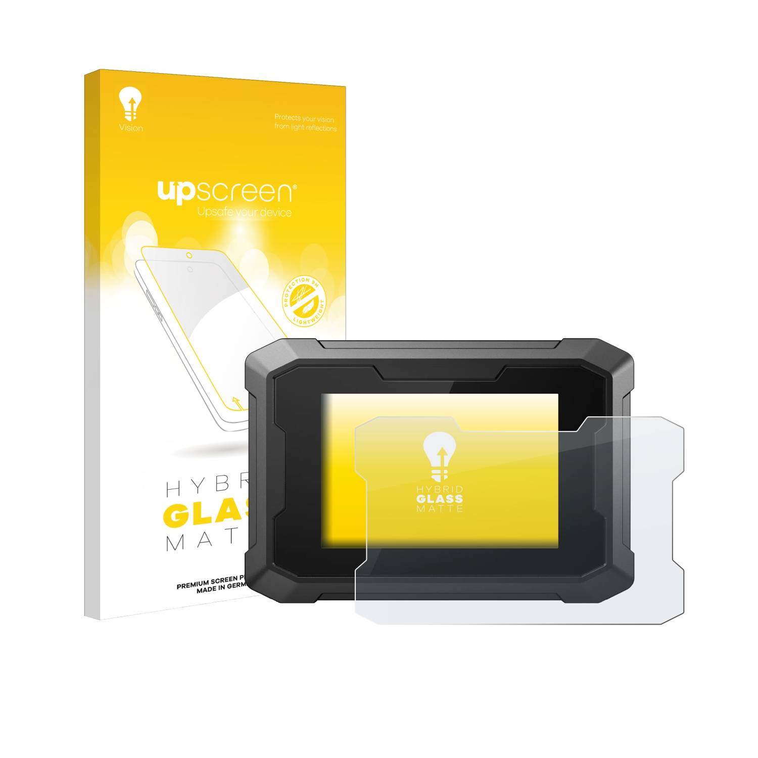 upscreen Hybrid Glas Matt Panzer-Folie für Sculpfun TS1
