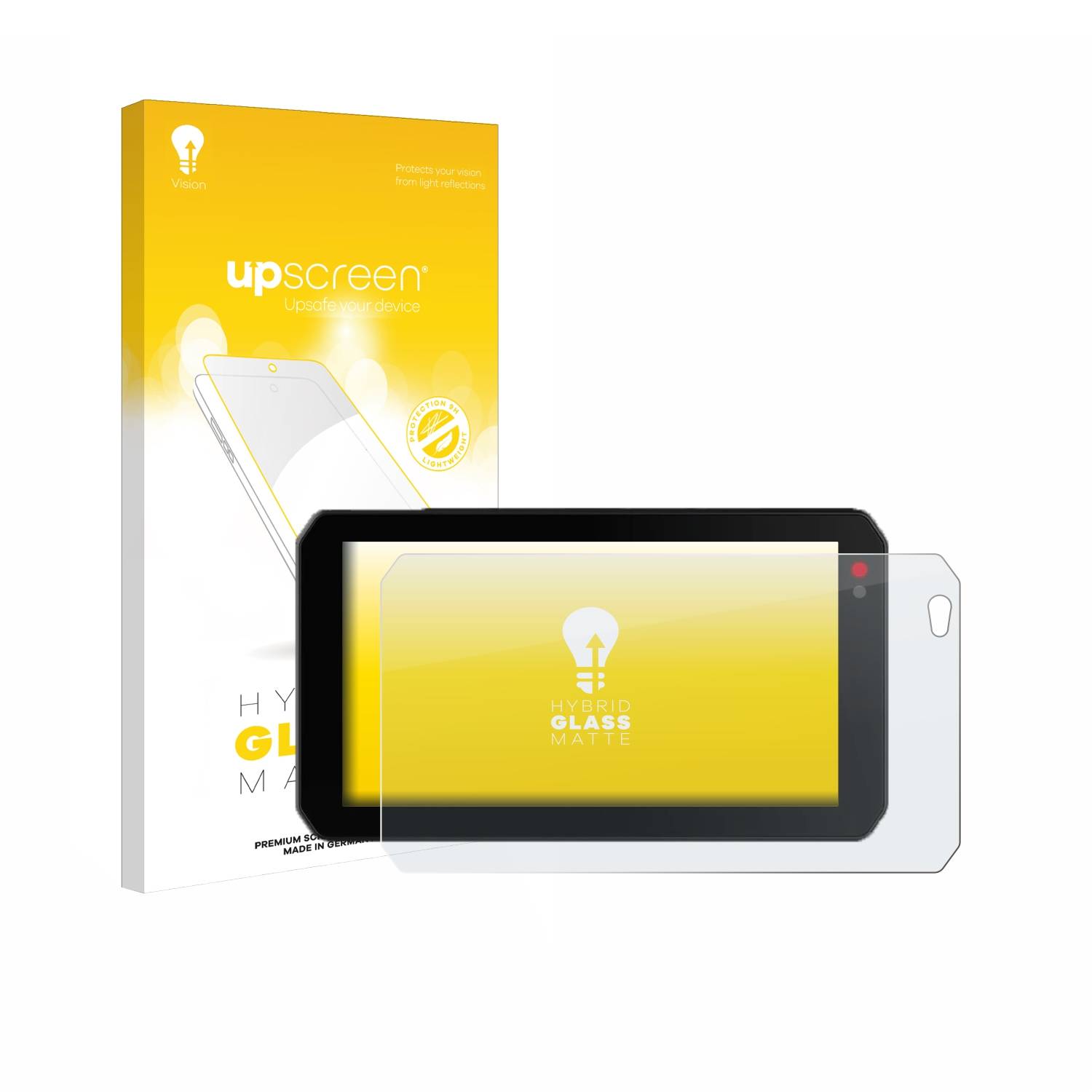 upscreen Hybrid Glas Matt Panzer-Folie für Chigee AIO-5 Lite