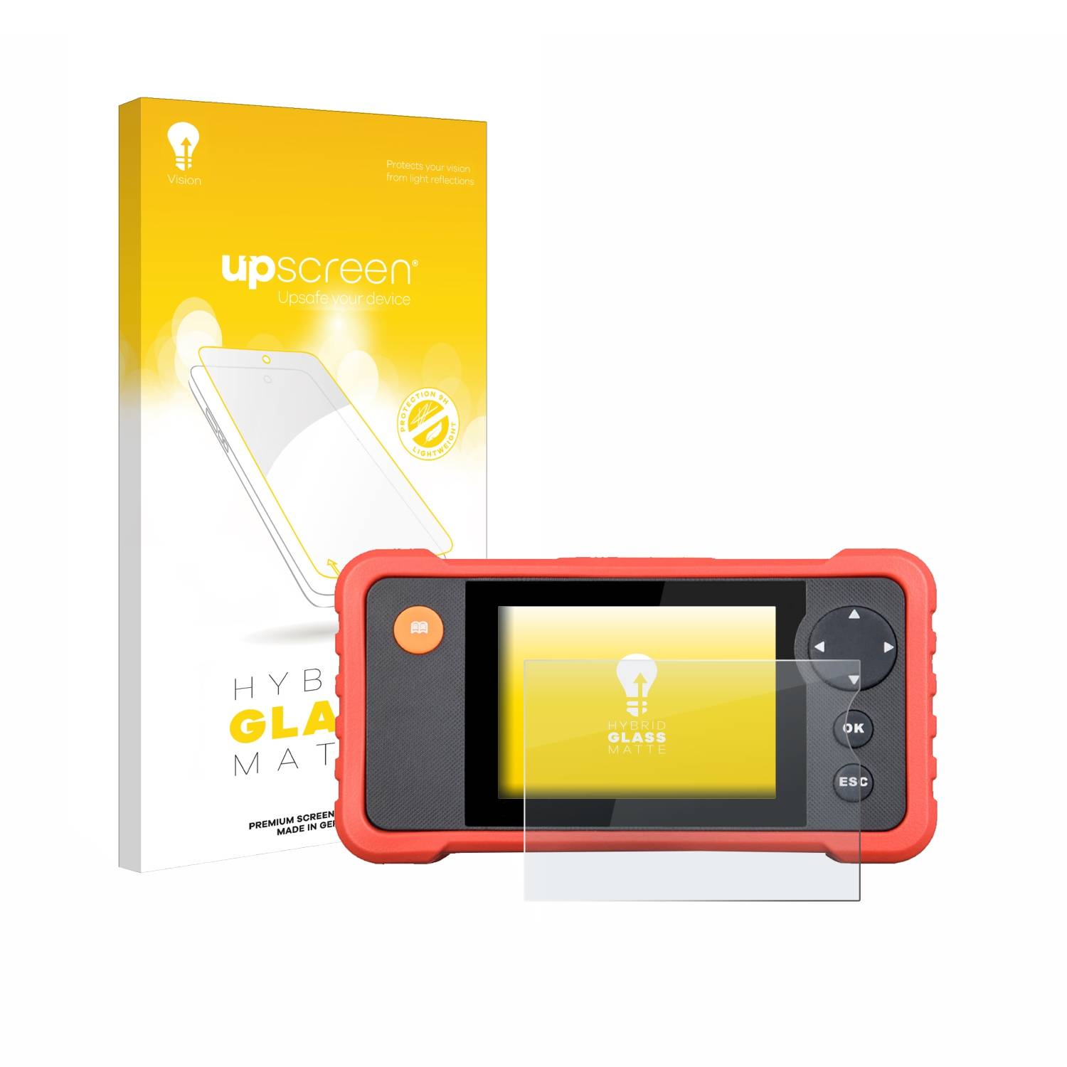 upscreen Hybrid Glas Matt Panzer-Folie für Launch CRP129