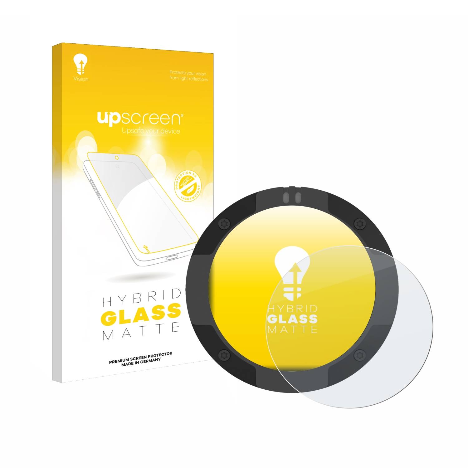 upscreen Hybrid Glas Matt Panzer-Folie für Beeline Moto II
