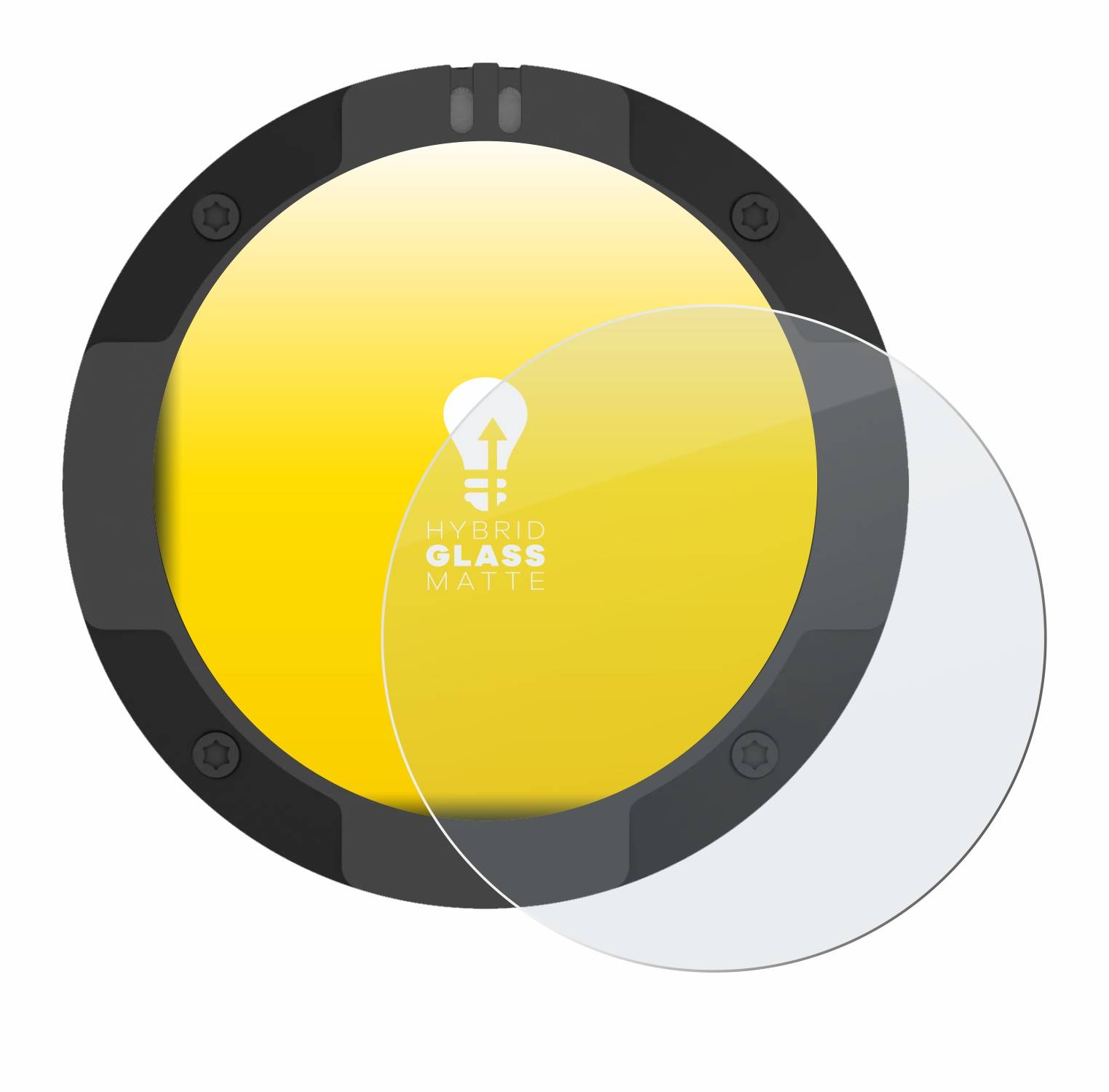 upscreen Hybrid Glas Matt Panzer-Folie für Beeline Moto II