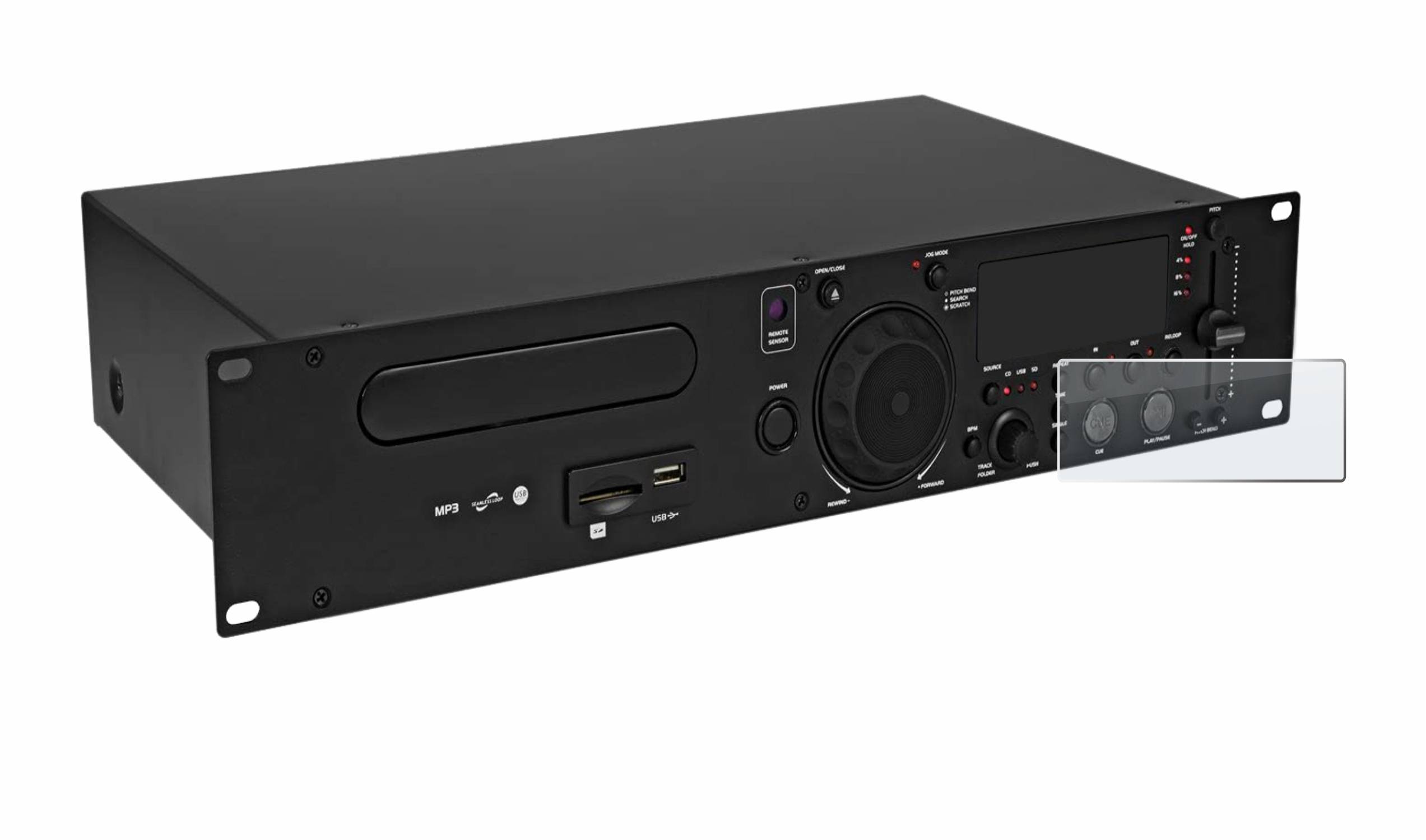 upscreen Hybrid Glas Matt Panzer-Folie für Omnitronic XDP-1502