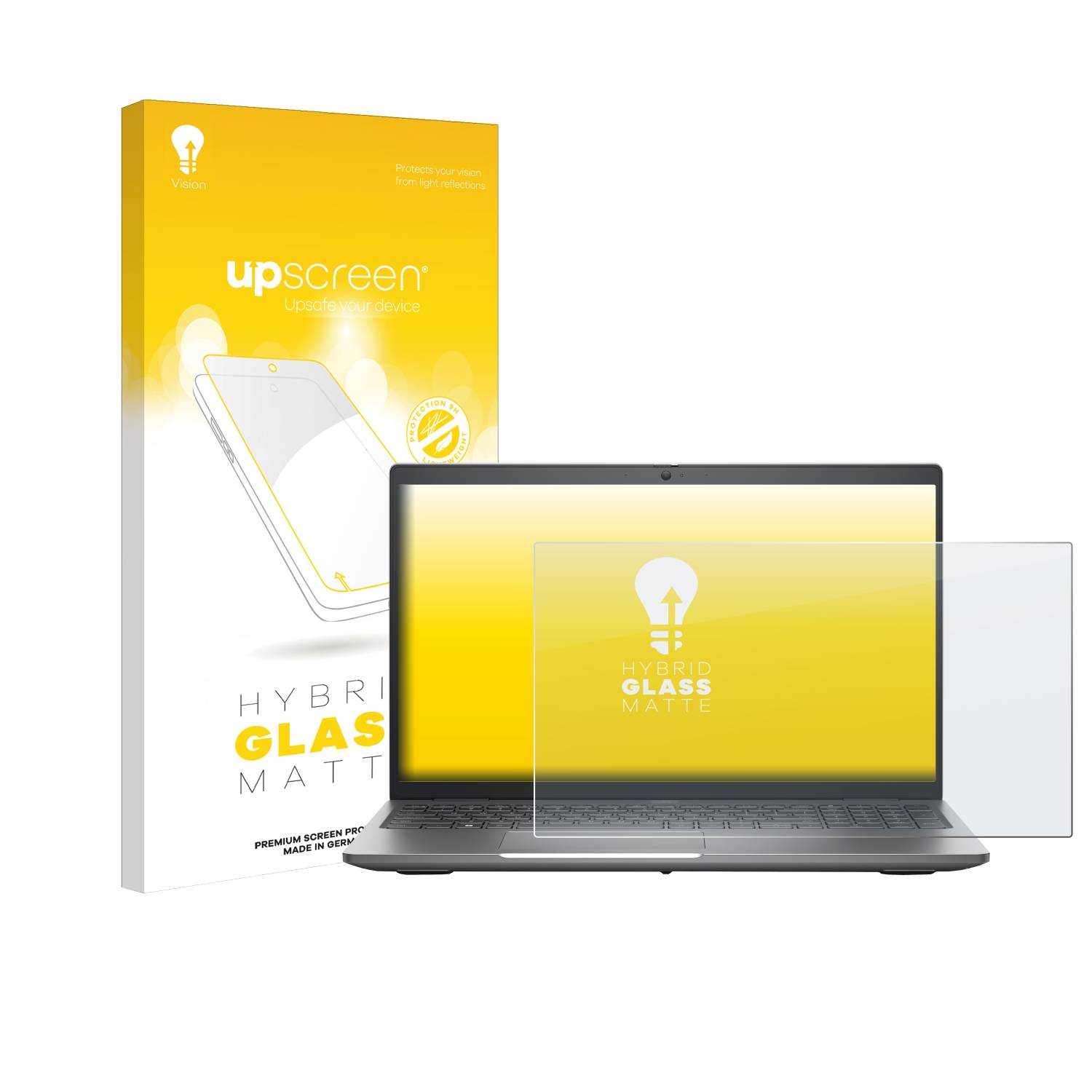 upscreen Hybrid Glas Matt Panzer-Folie für Dell Precision 3580