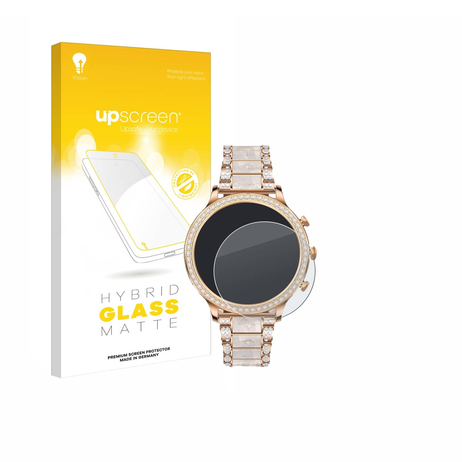 upscreen Hybrid Glas Matt Panzer-Folie für Zkcreation i70 1.32