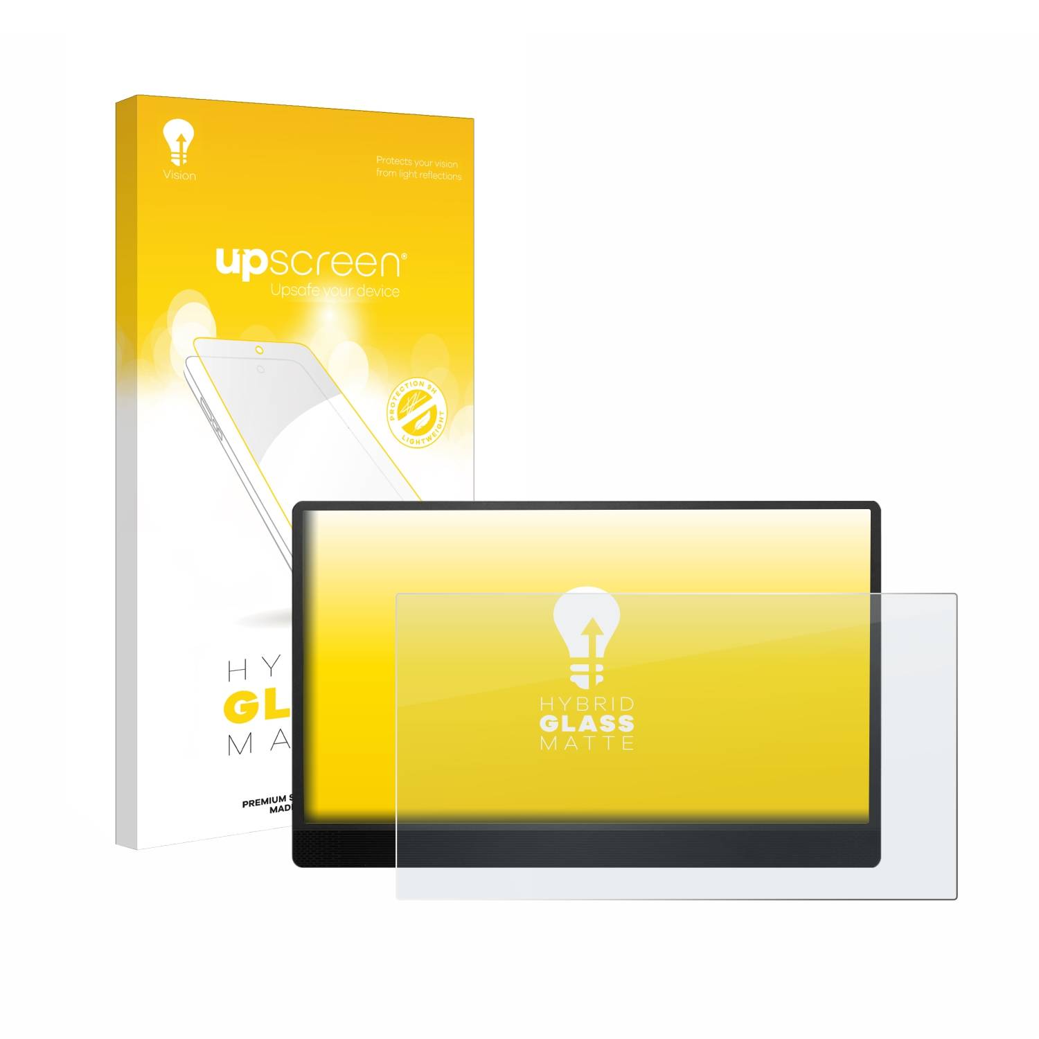 upscreen Hybrid Glas Matt Panzer-Folie für MSI Pro MP161