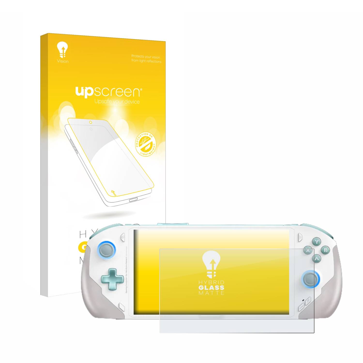 upscreen Hybrid Glas Matt Panzer-Folie für OneXPlayer OneXFly