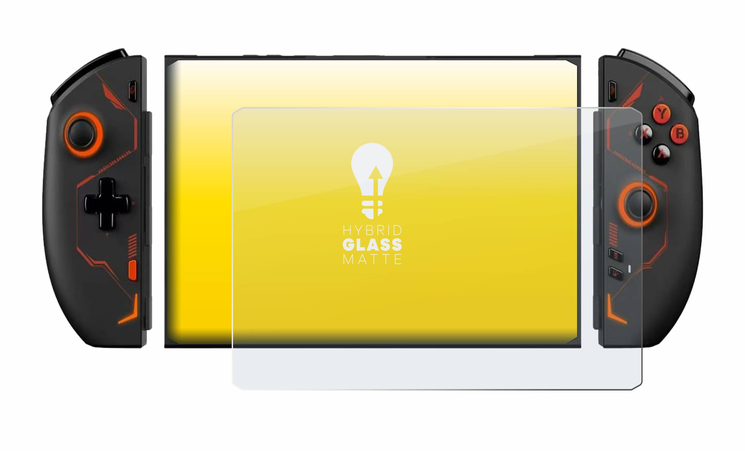 upscreen Hybrid Glas Matt Panzer-Folie für OneXPlayer 2 Pro