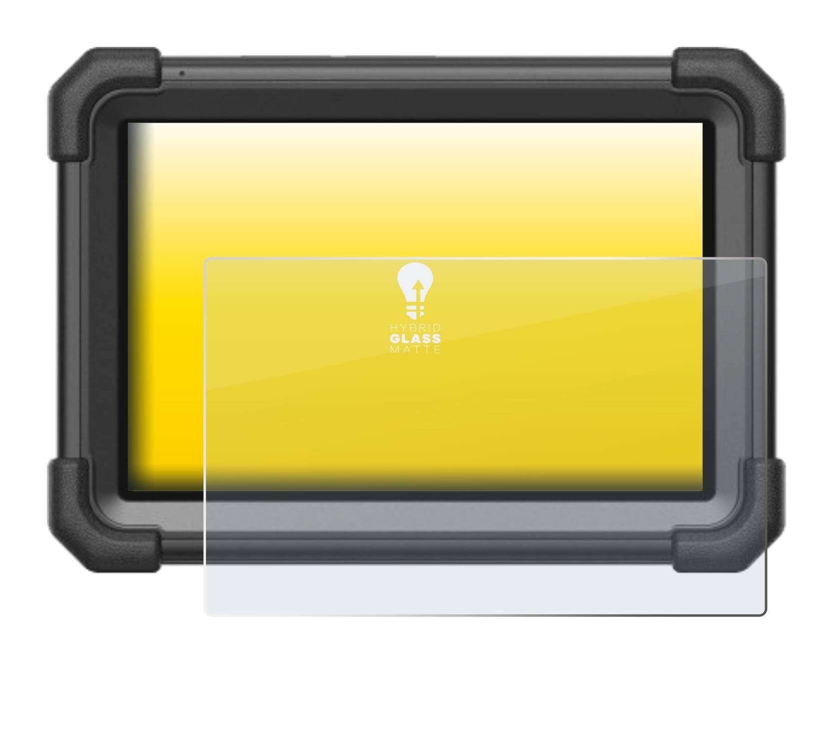 upscreen Hybrid Glas Matt Panzer-Folie für Launch X-431 Pro Dyno