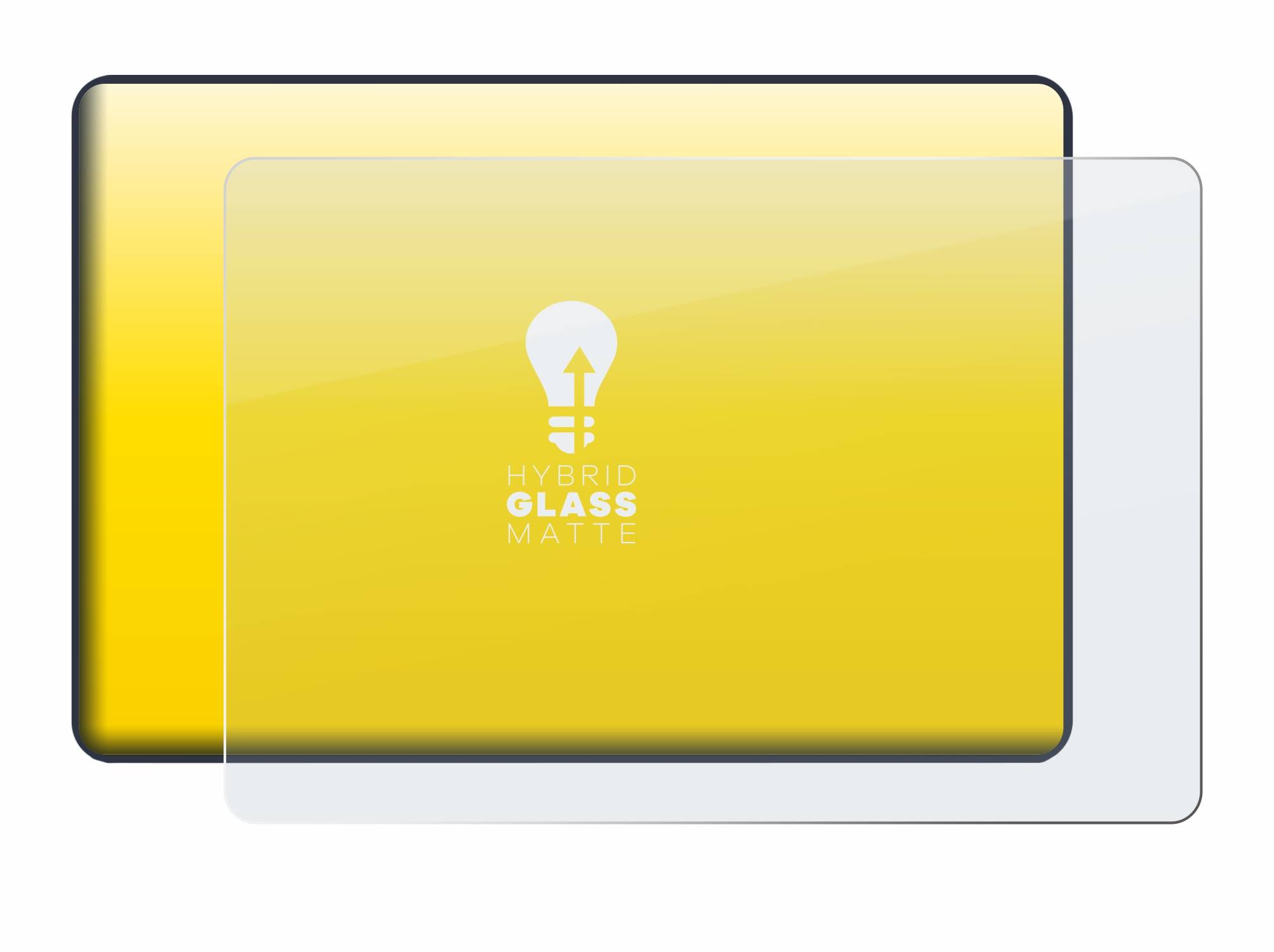 upscreen Hybrid Glas Matt Panzer-Folie für Bigtreetech Bambu Lab Panda Touch V1.0