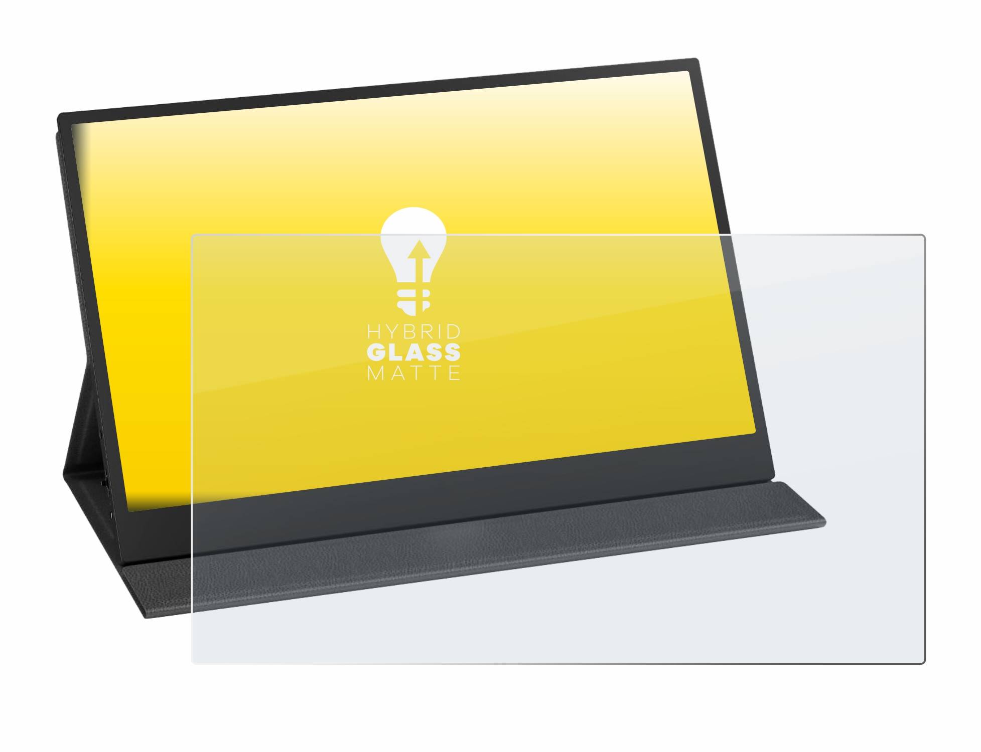 upscreen Hybrid Glas Matt Panzer-Folie für Yodoit PTM15 15,6